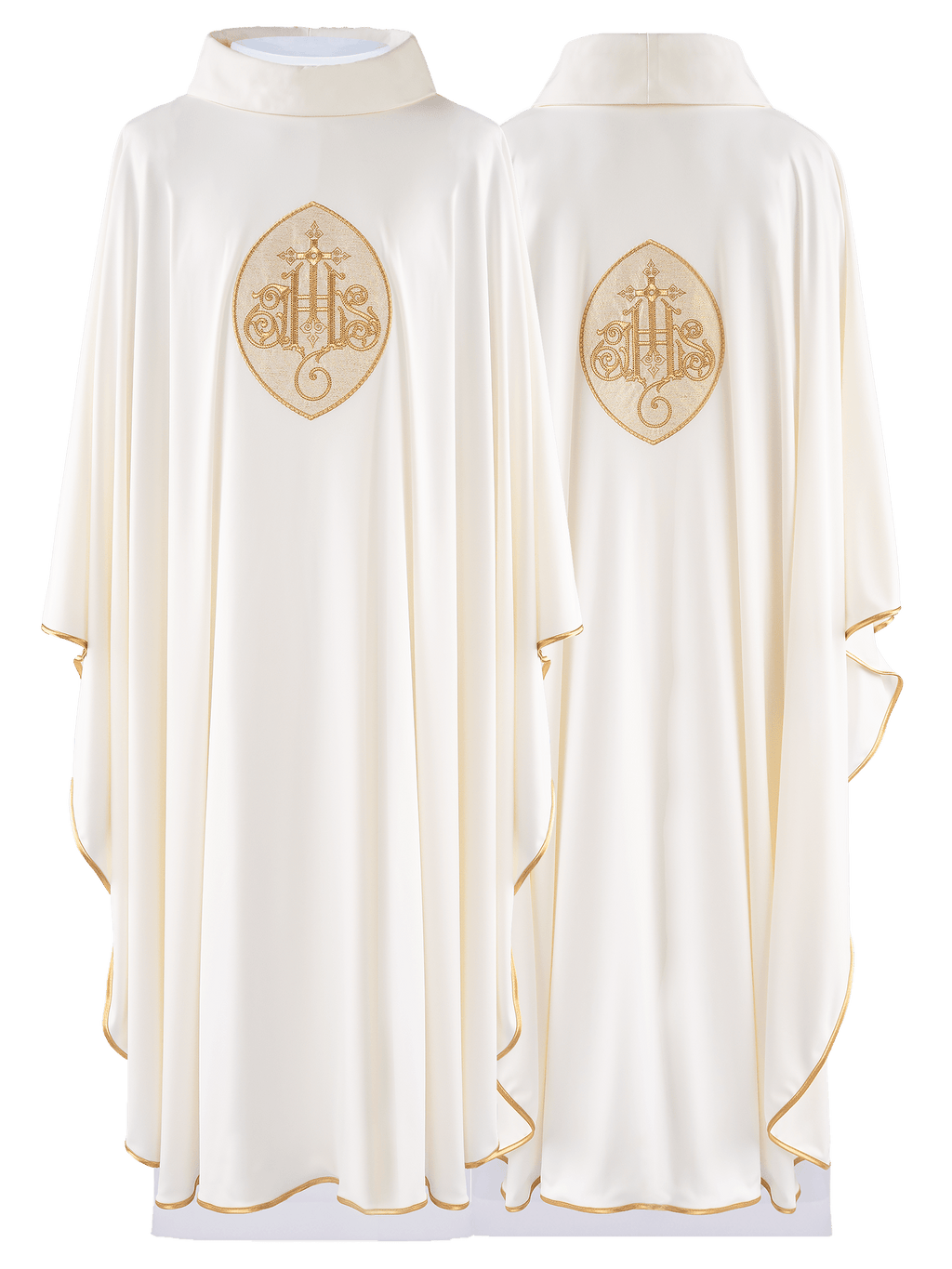Chasuble brodée avec IHS KOR/388/05/78 - CHASUBLES.FR