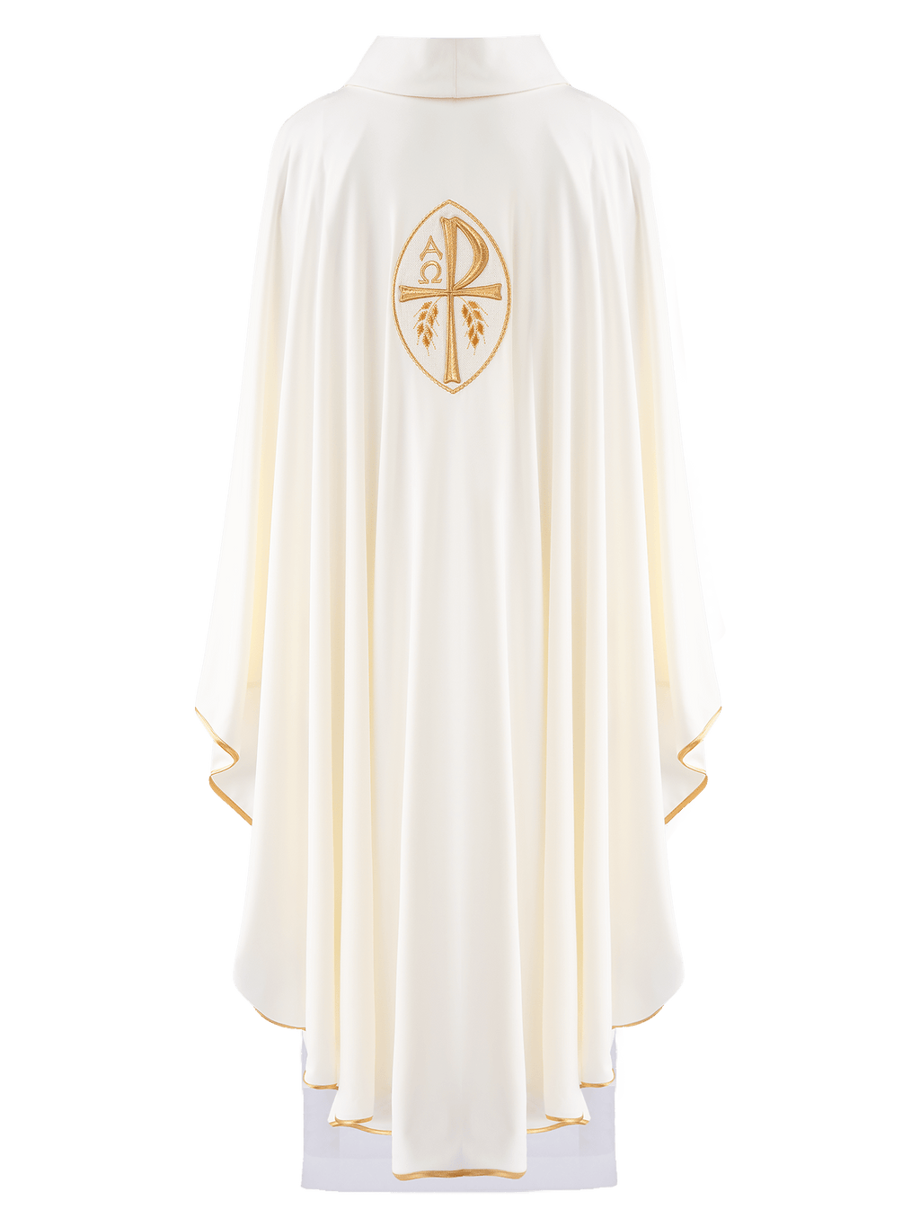 Chasuble écrue à croix brodée KOR/387/05/78 - CHASUBLES.FR