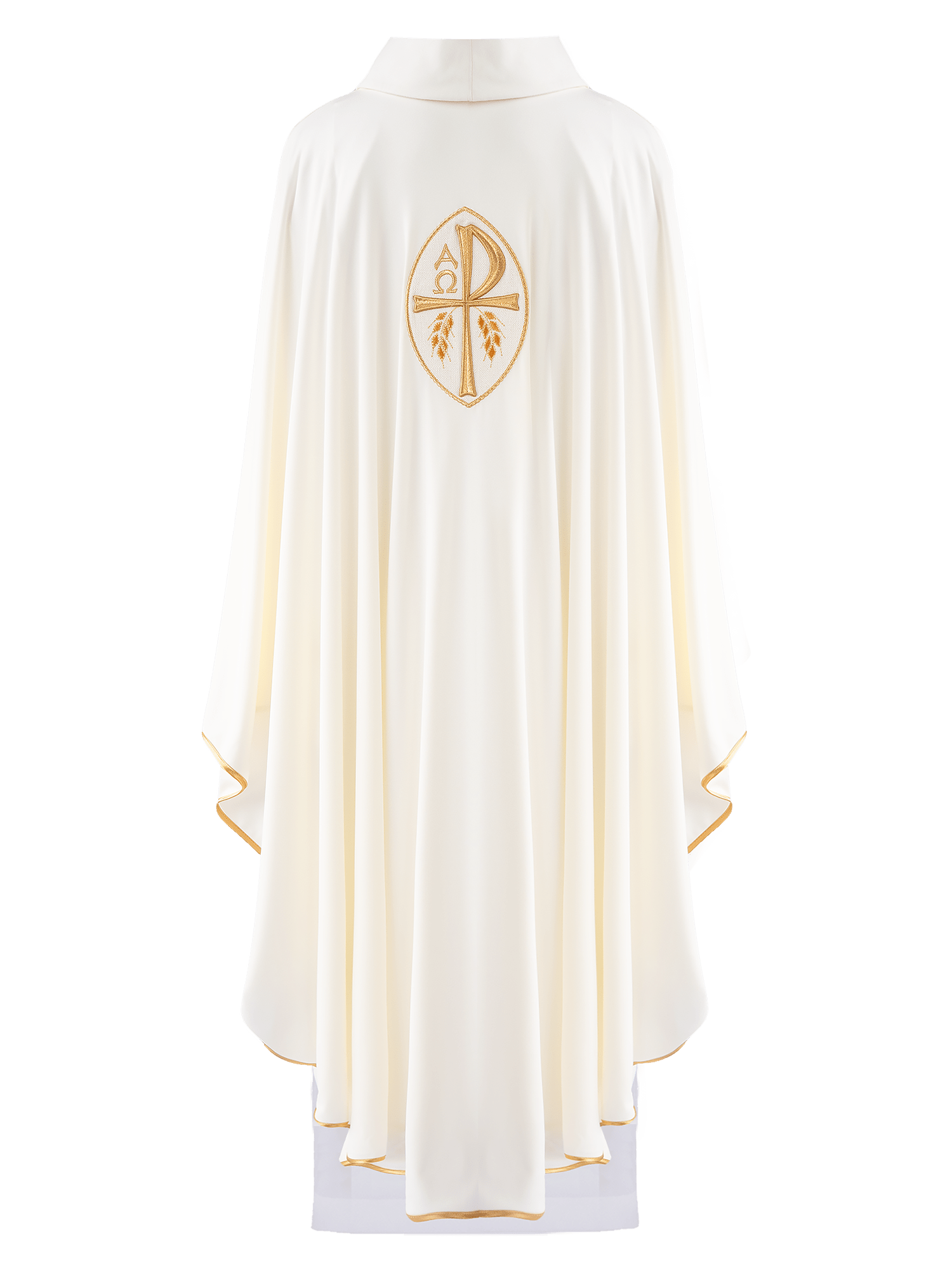 Chasuble écrue à croix brodée KOR/387/05/78 - CHASUBLES.FR