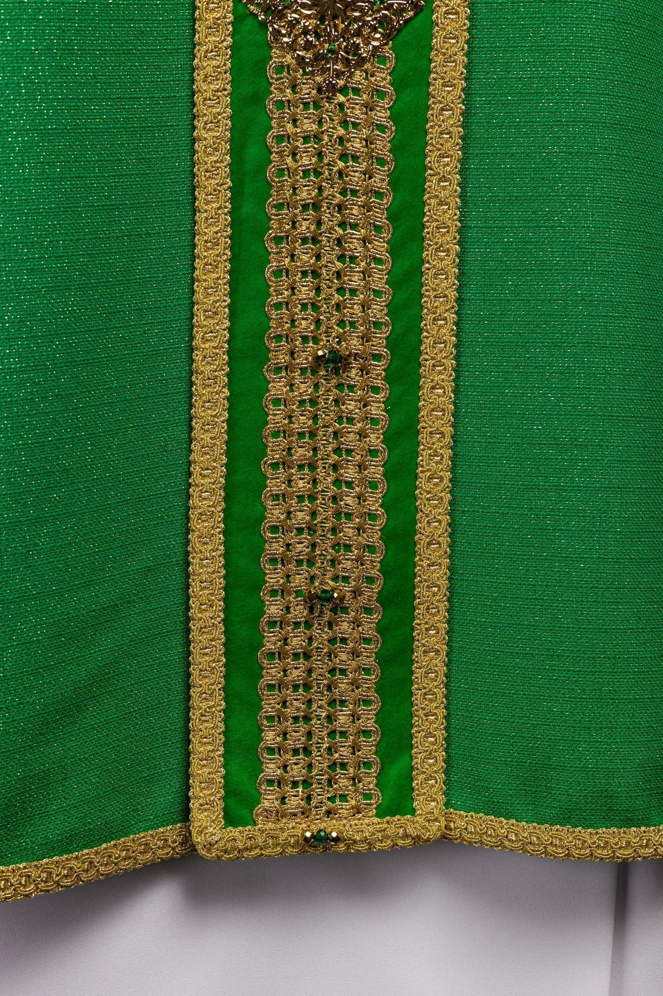 Chasuble faite à la main avec des pierres naturelles Handmade 7001 HM/7001/01/71/PA01 - CHASUBLES.FR