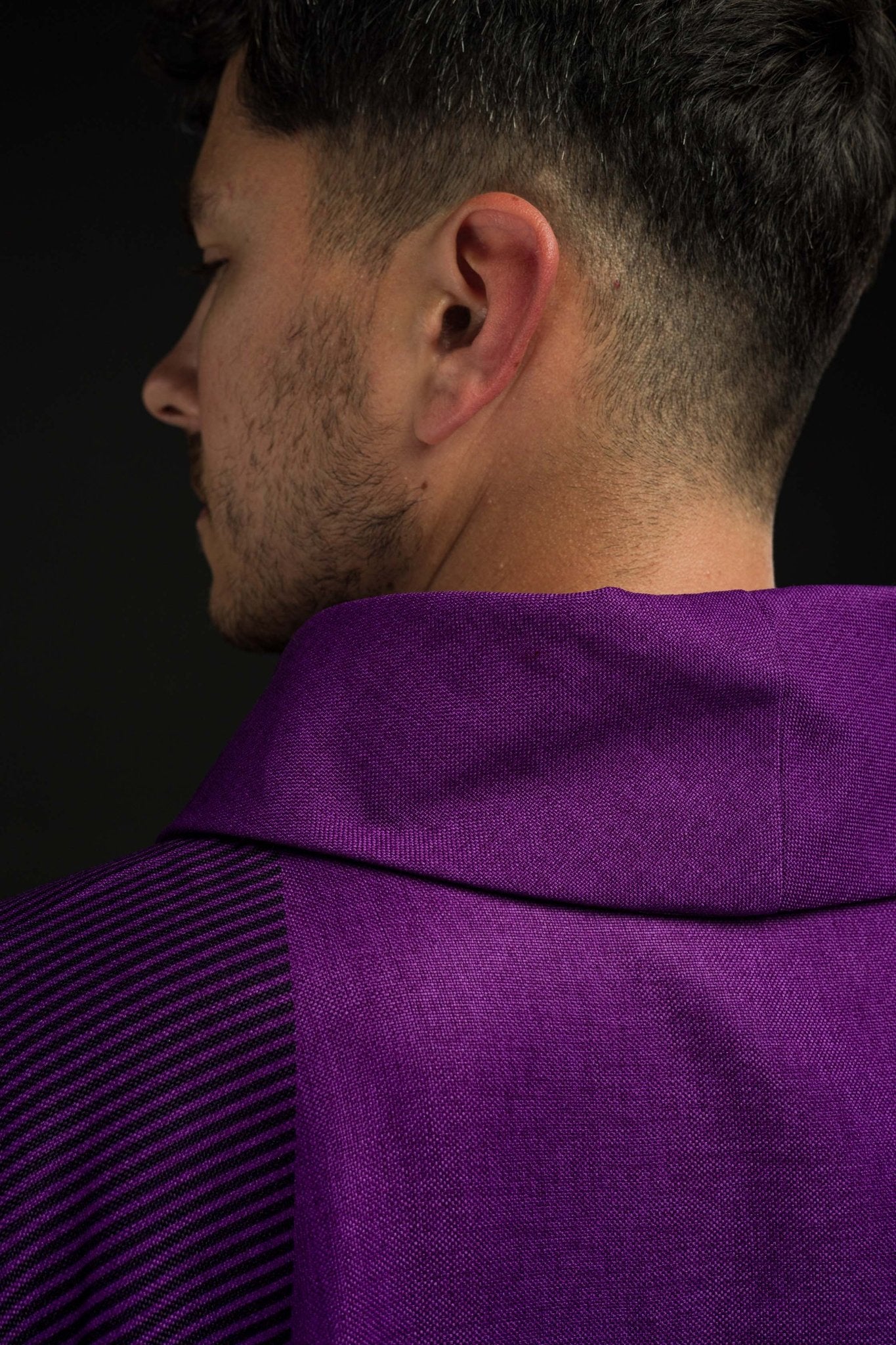 Chasuble violette avec croix HA7036-03 FIOLET - CHASUBLES.FR