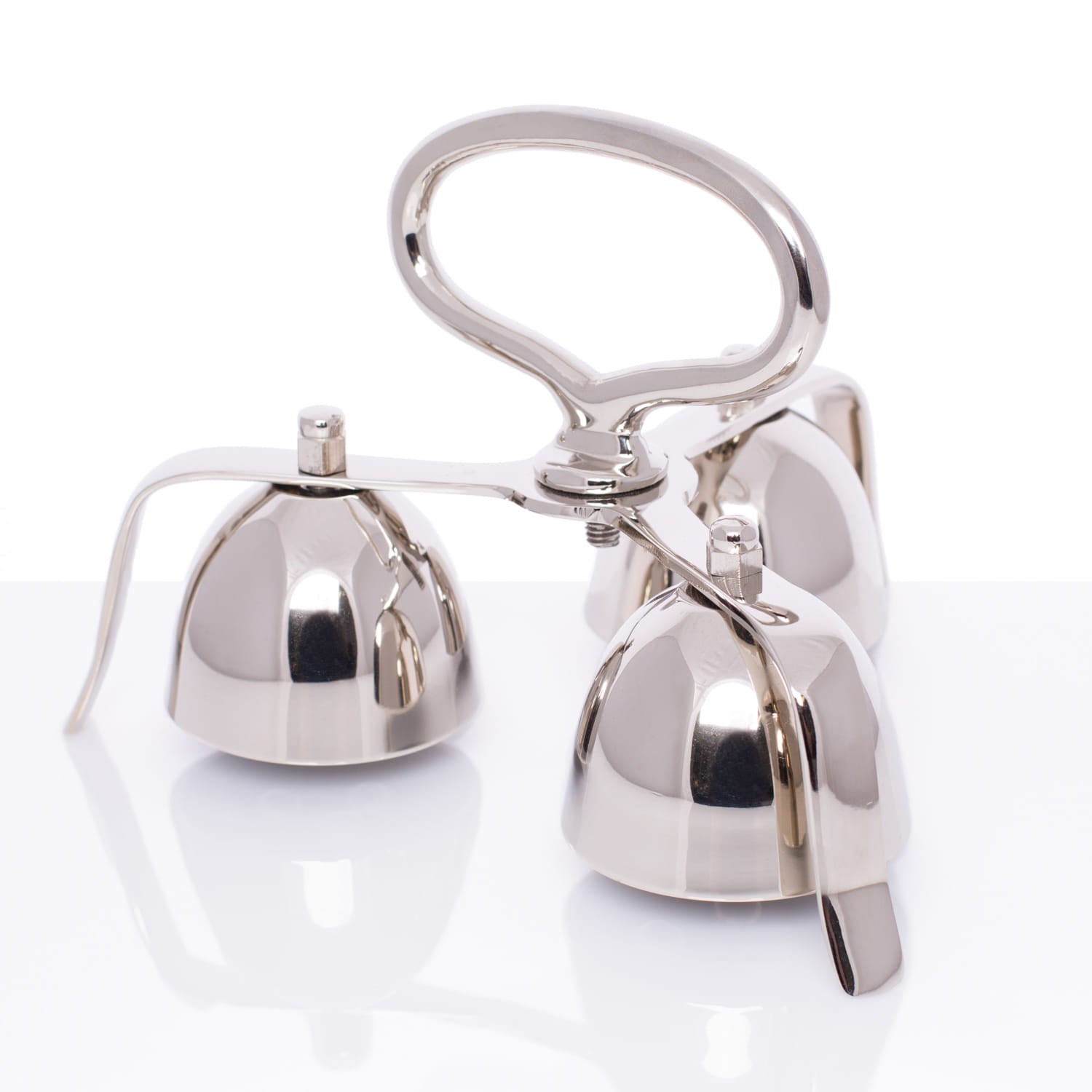 Cloches triples - laiton - nickel A - 585N - CHASUBLES.FR