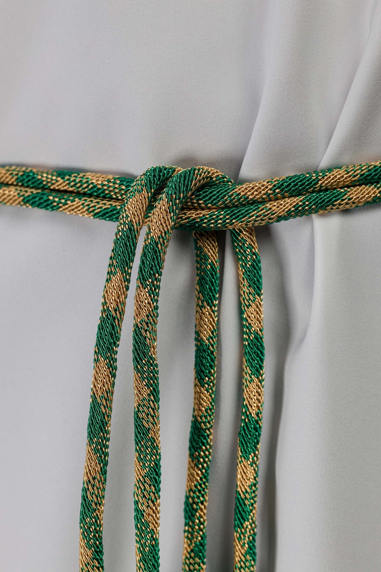 Cordon liturgique vert et doré Premium CIN/806 - CHASUBLES.FR