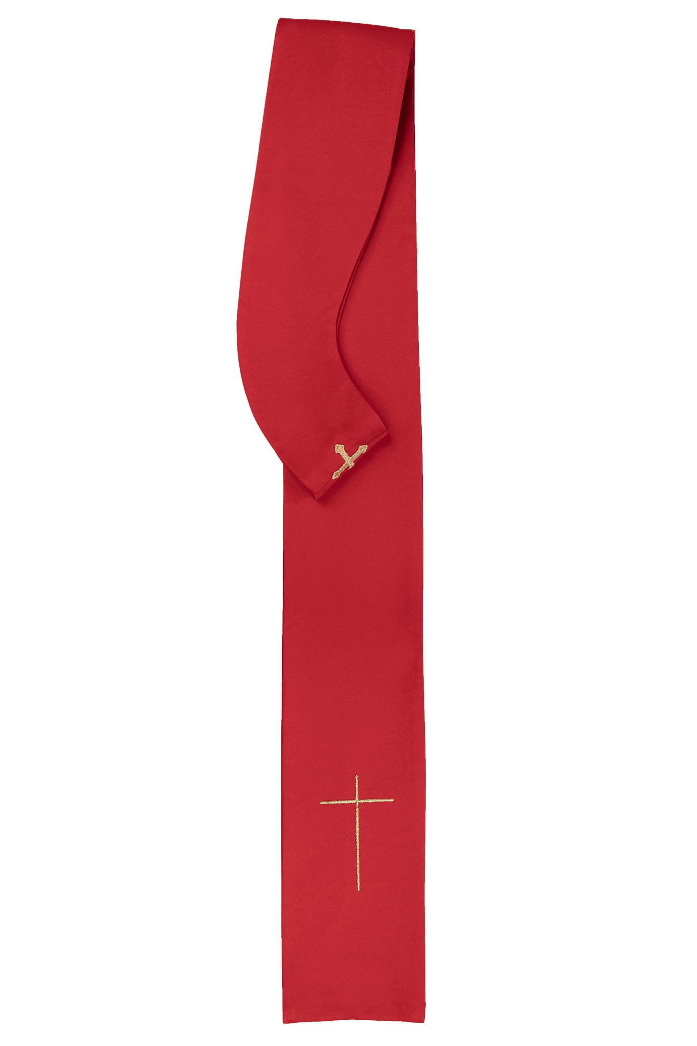 Chasuble rouge brodée de l'IHS