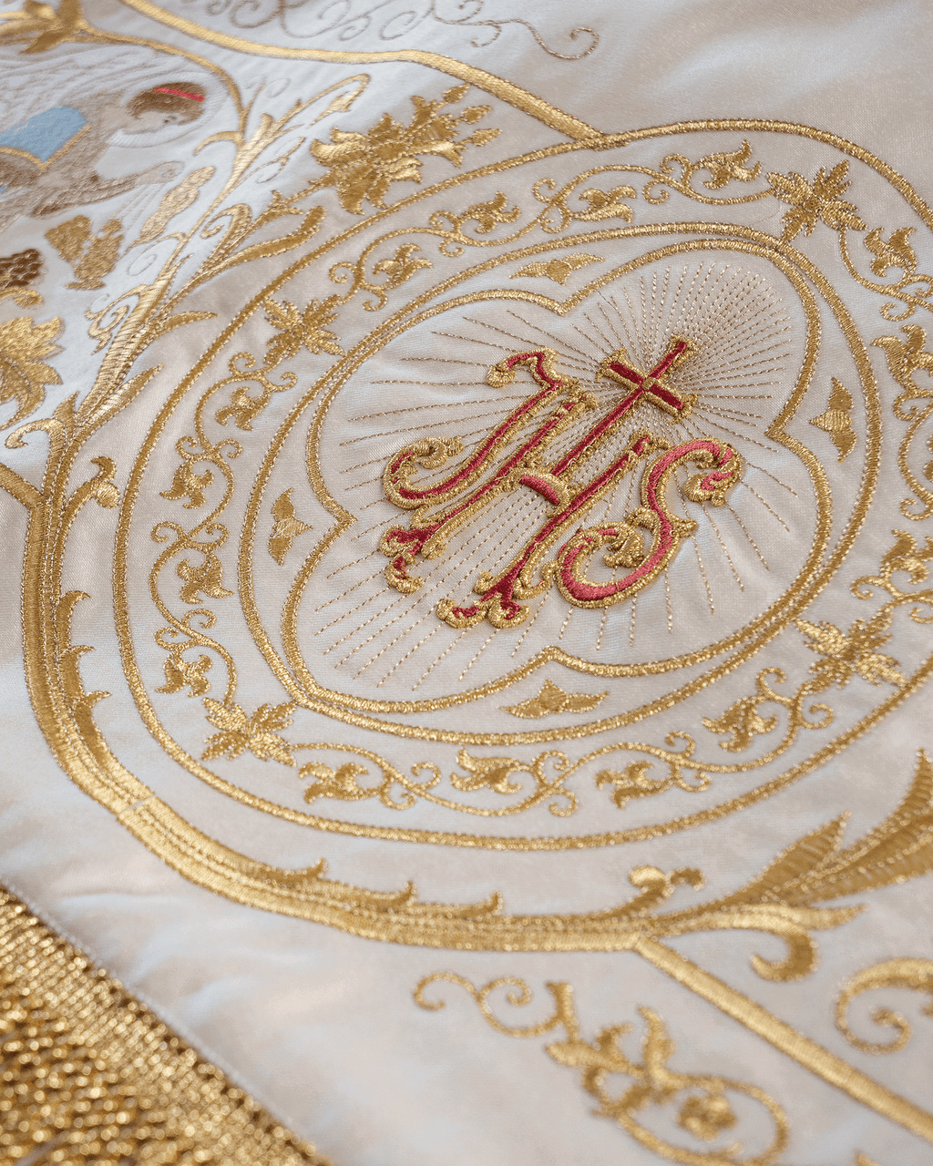 Dais de procession avec motif d'anges KBA/003 130*160 - CHASUBLES.FR