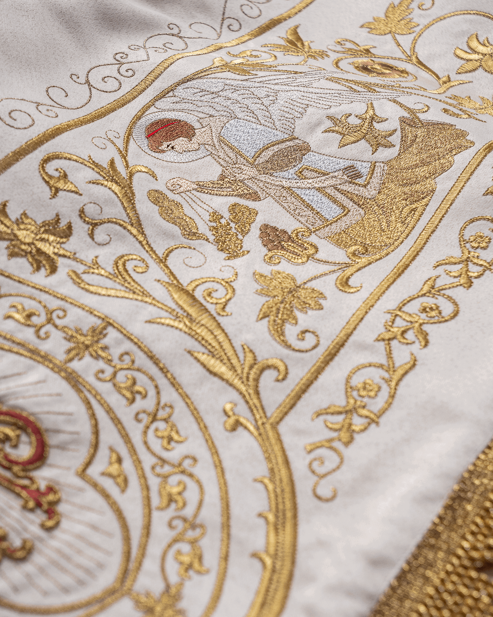 Dais de procession avec motif d'anges KBA/003 130*160 - CHASUBLES.FR