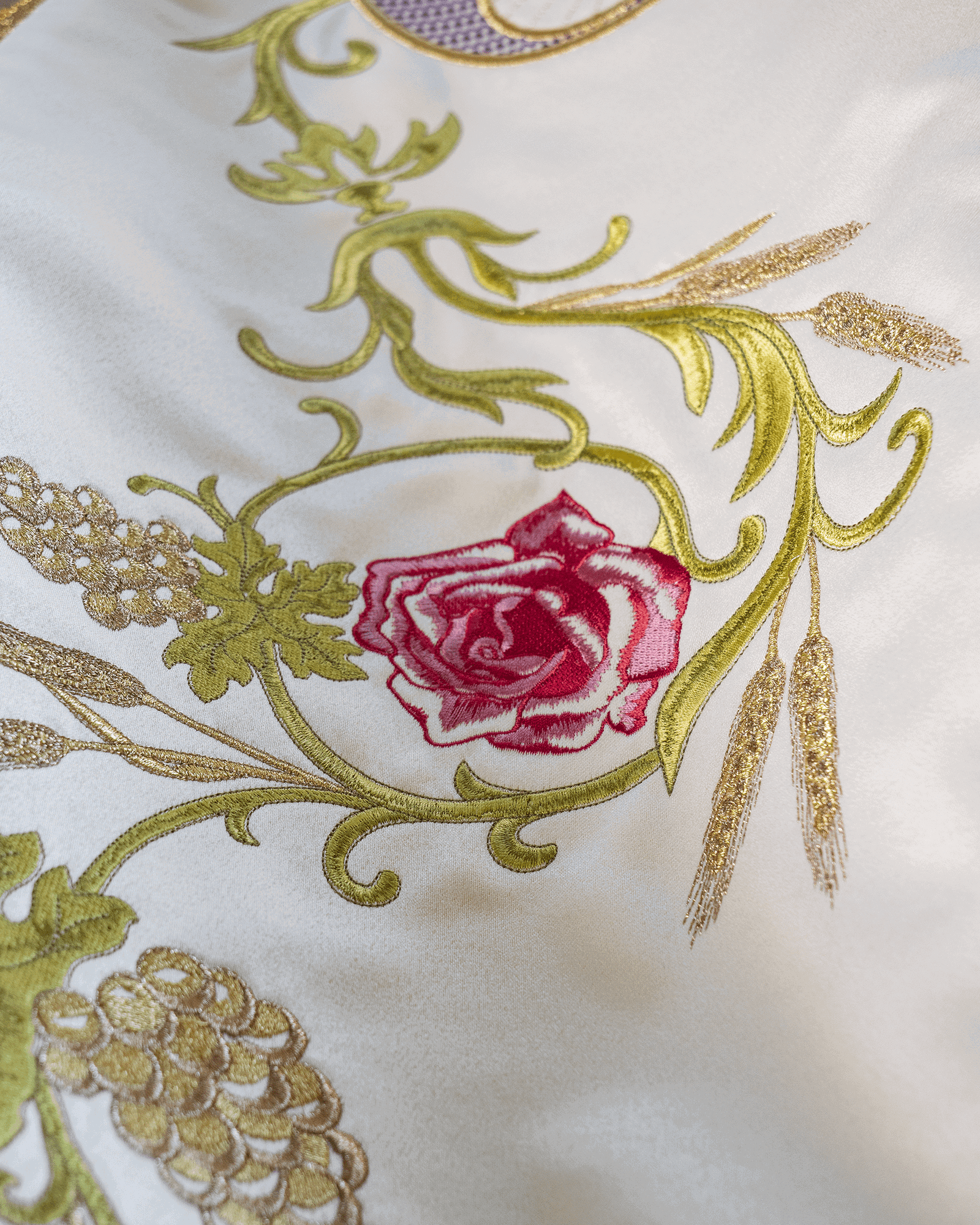 Dais de procession avec motif floral KBA/006 130*160 - CHASUBLES.FR