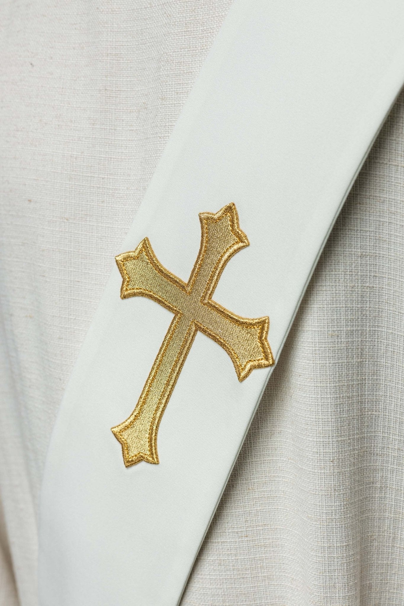 Diaconat étole Croix KSD/133/05/01 ECRU - CHASUBLES.FR