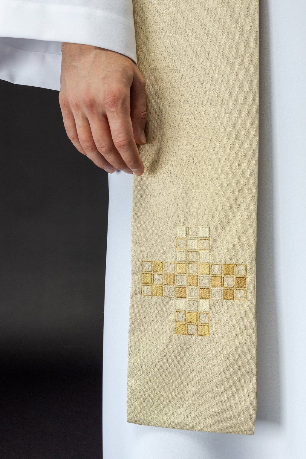 Etole brodée écru S - 2051 - 05 - 37 - CHASUBLES.FR