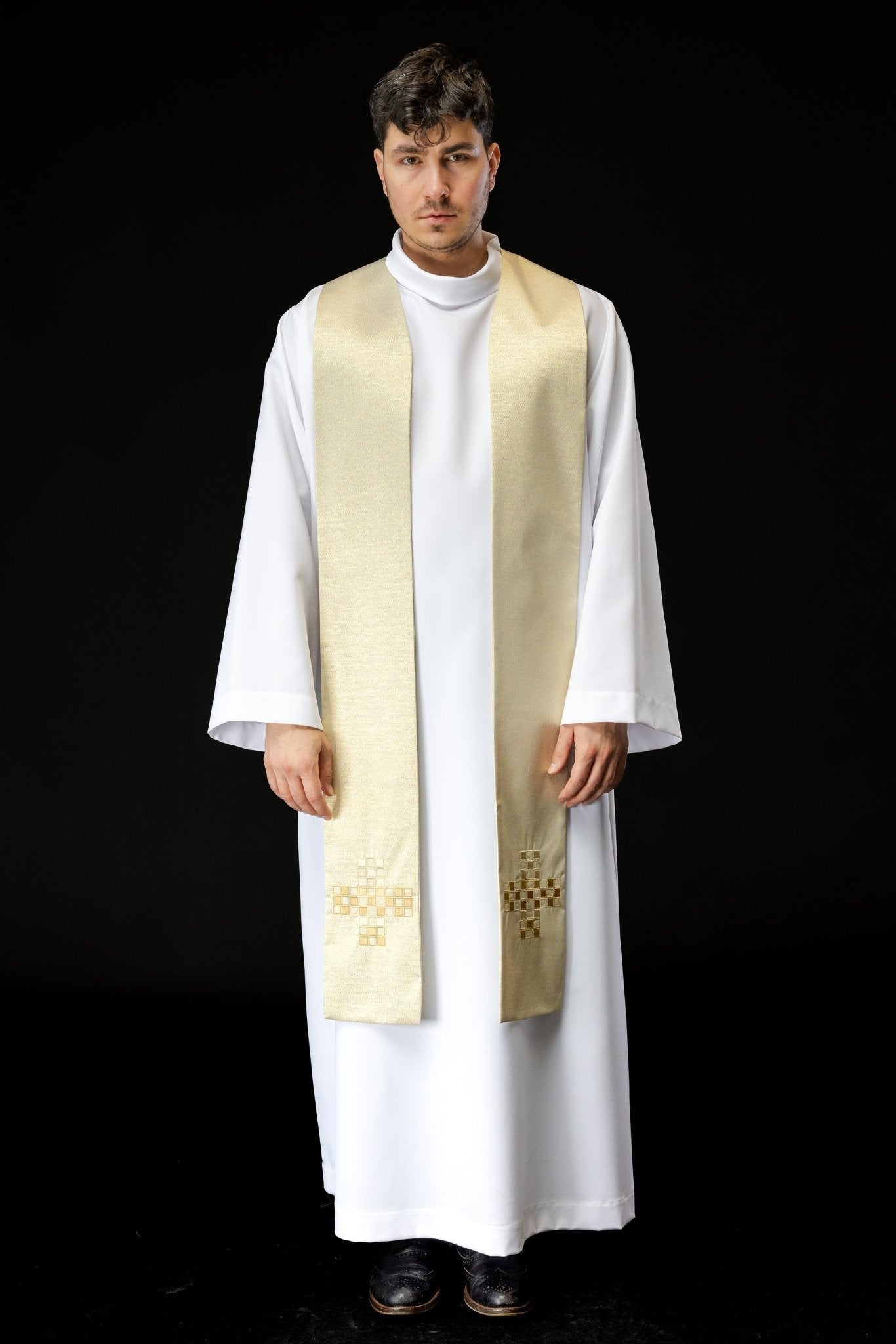 Etole brodée écru S - 2051 - 05 - 37 - CHASUBLES.FR