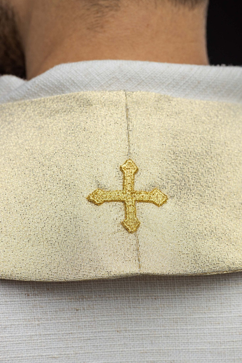 Étole brodée IHS en or KST/031/10/37 ZŁOTY - CHASUBLES.FR