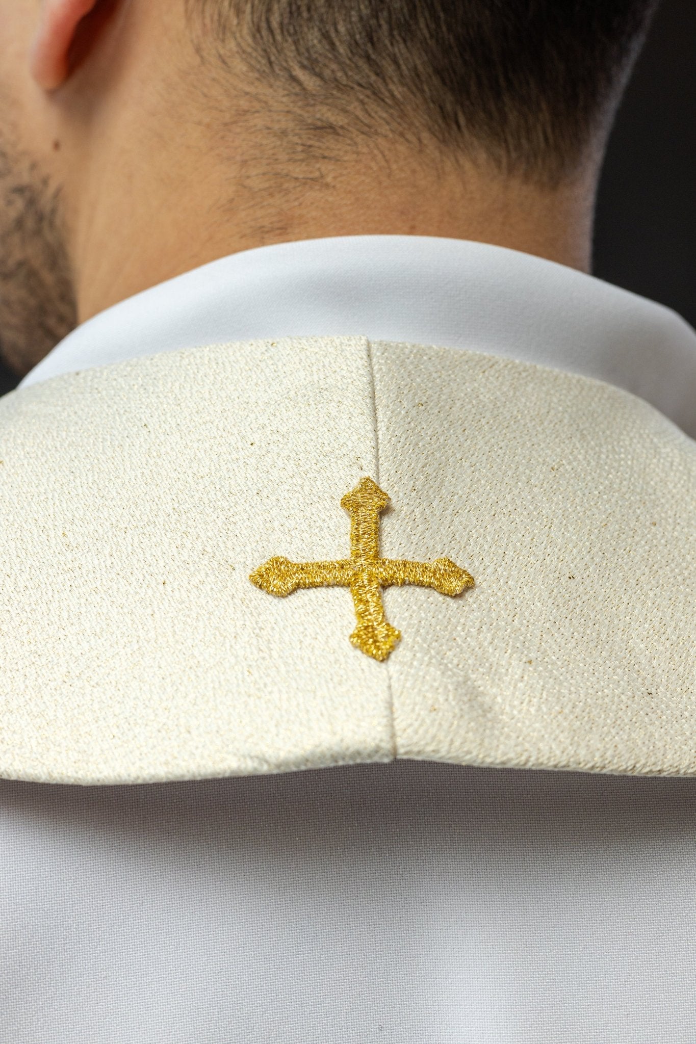 Étole brodée Jean - Paul II s - 2061 - 05 - 85 - CHASUBLES.FR