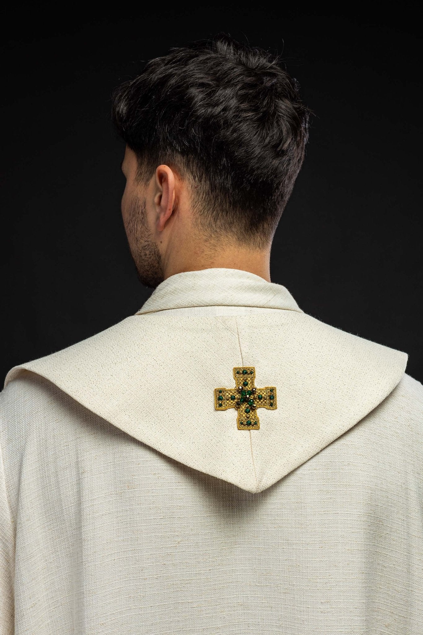 Étole faite à la main avec pierres naturelles Handmade 2013 HM/2013/05/71 - CHASUBLES.FR