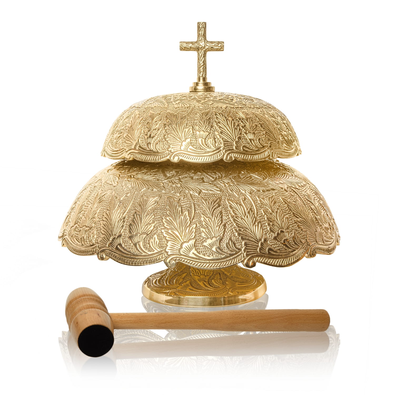 Gong - laiton - maillet en bois P135 - CHASUBLES.FR