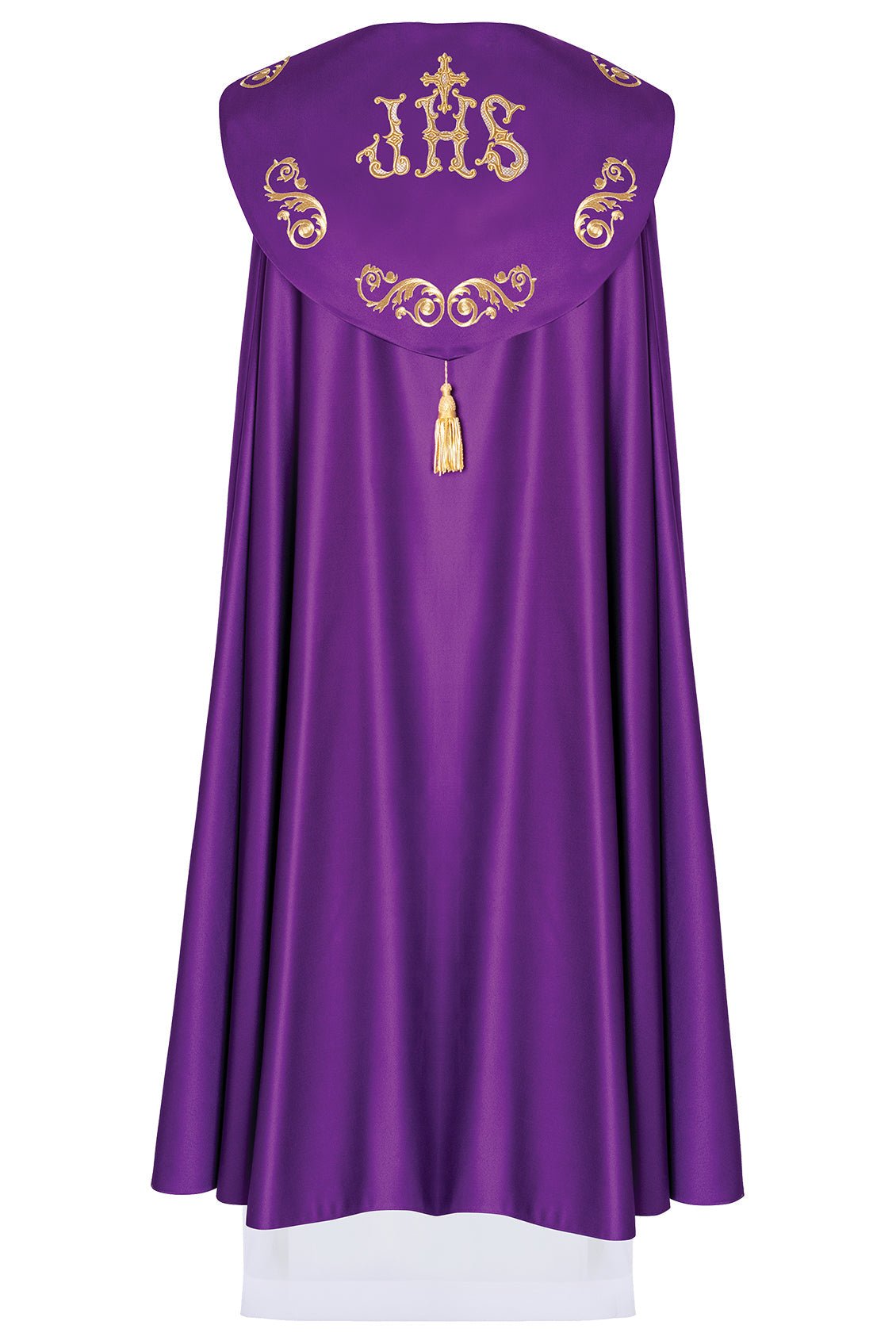 Cape liturgique avec un riche monogramme IHS