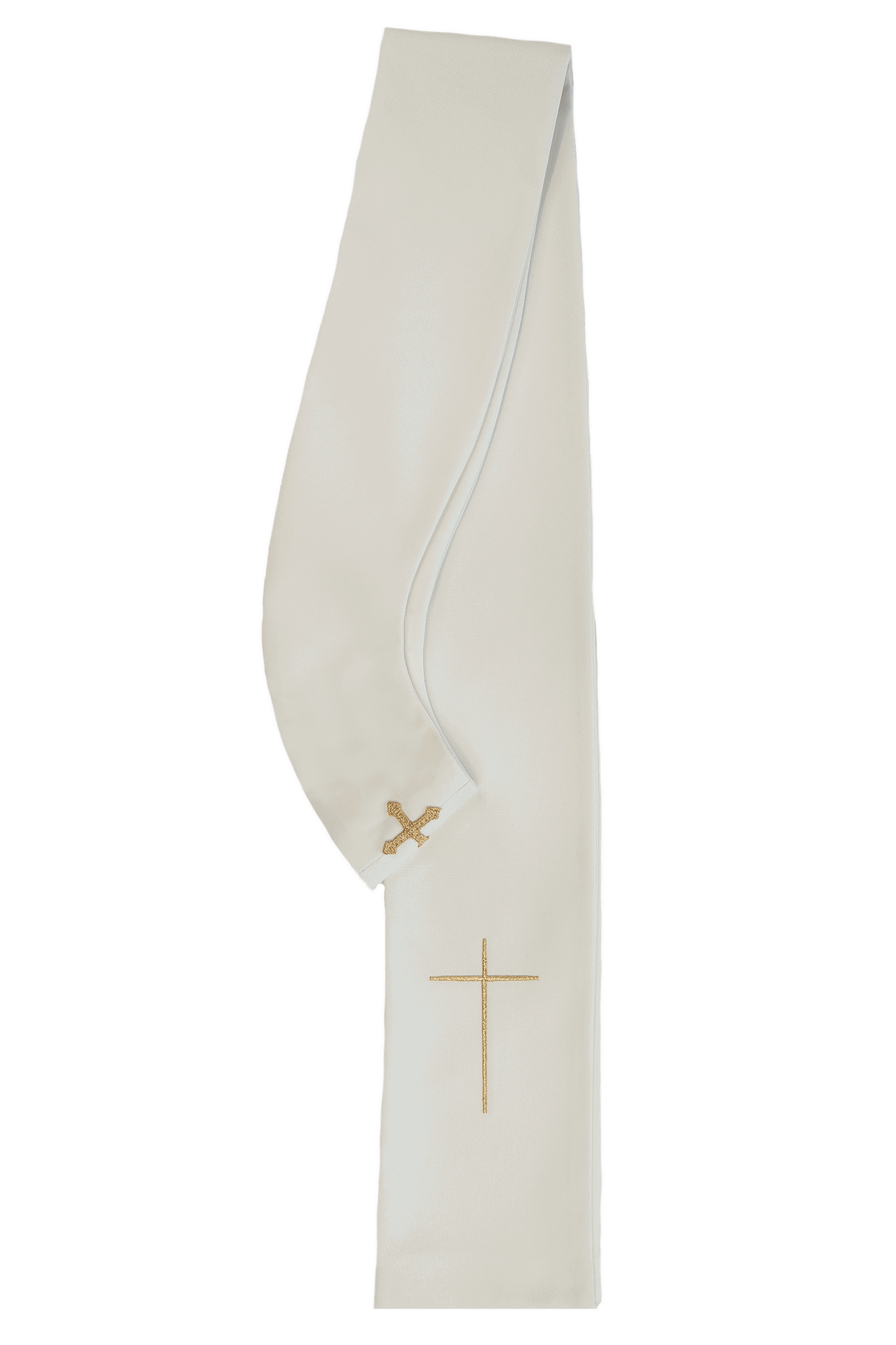 Chasuble crème avec broderie IHS et PAX