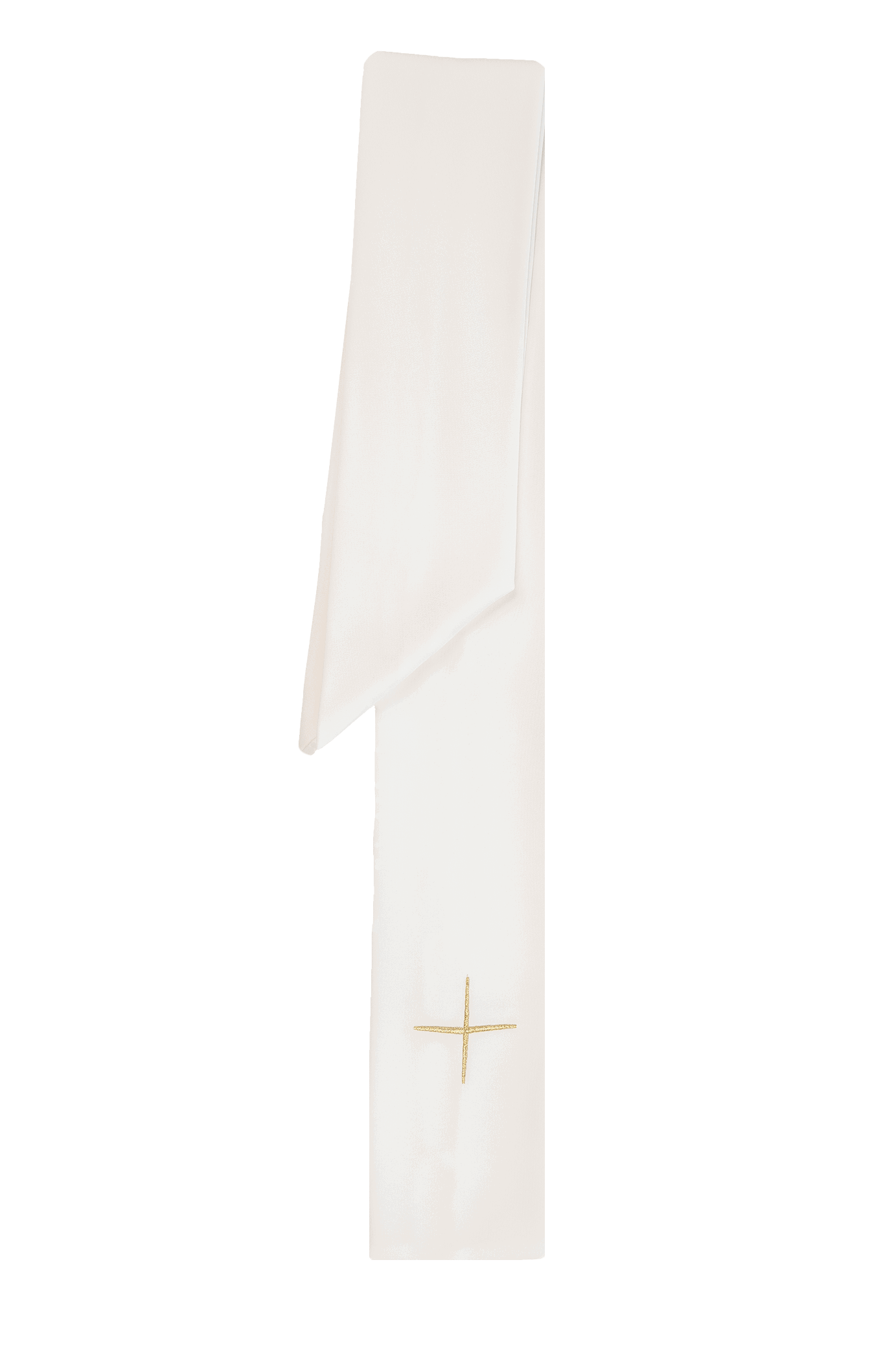 Chasuble crème avec broderie IHS dorée