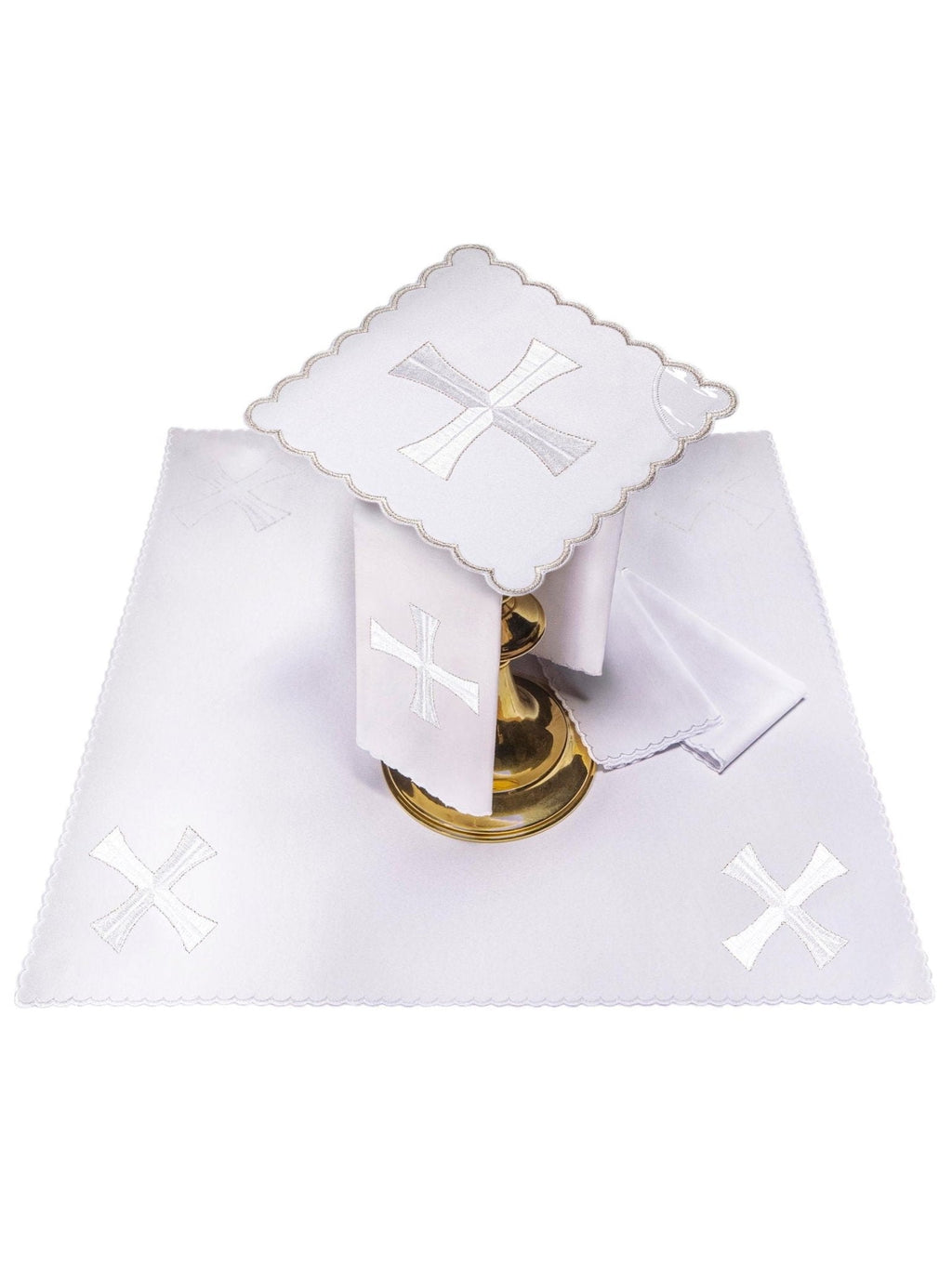 Linge d'autel avec le motif de la croix KK/010 - CHASUBLES.FR