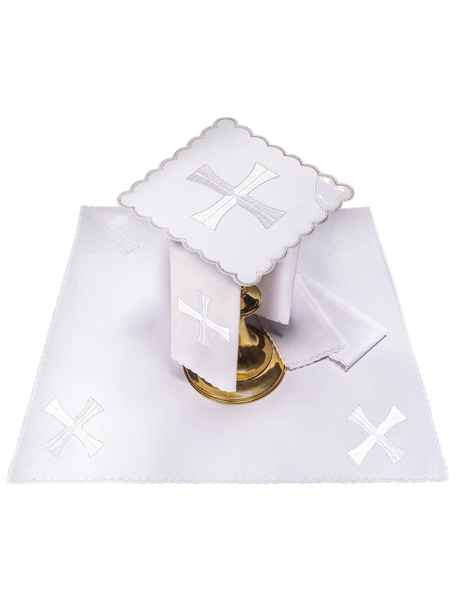 Linge d'autel avec le motif de la croix KK/010 - CHASUBLES.FR