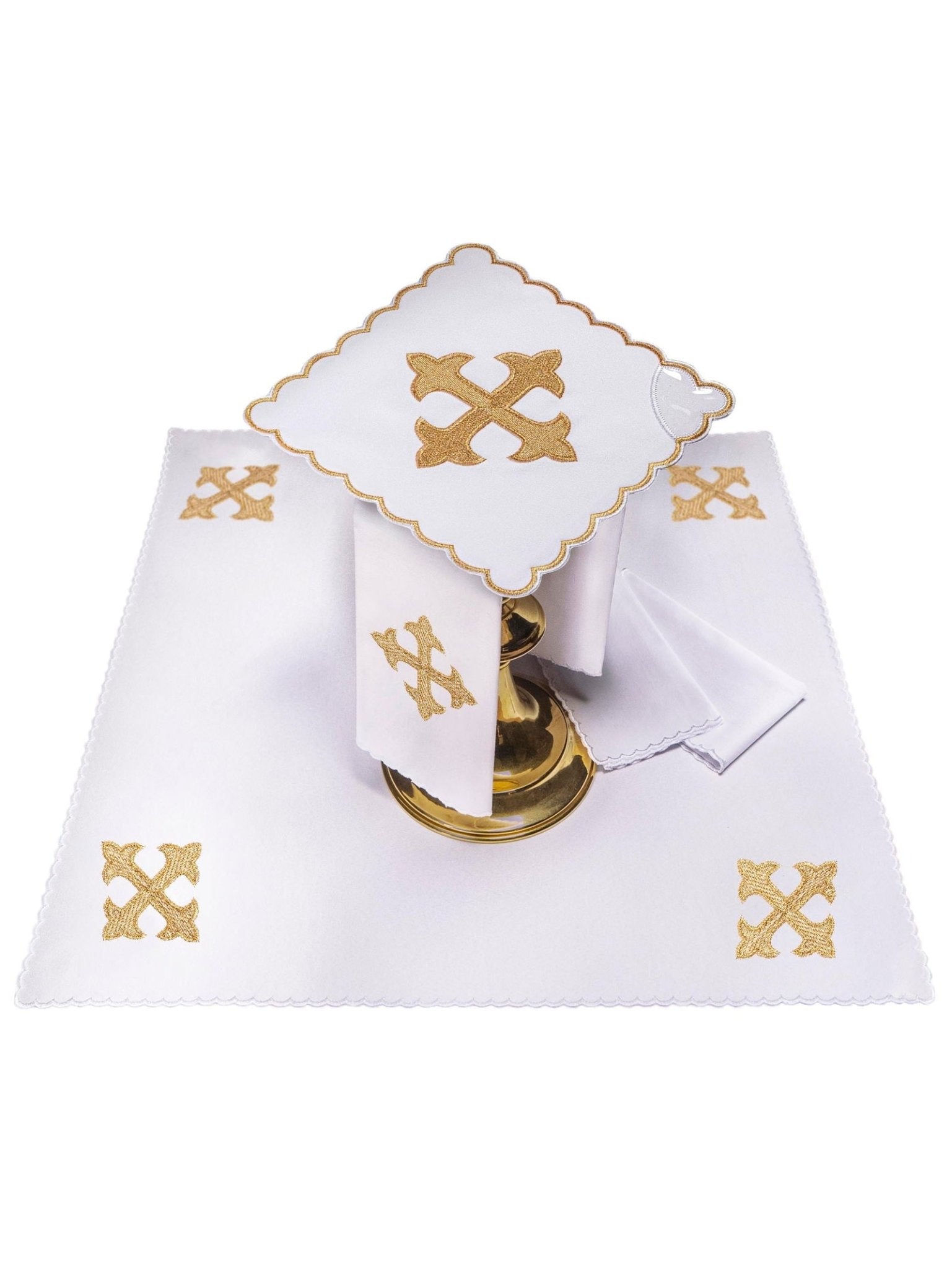 Linge d'autel avec le motif de la croix KK/007/C4 - CHASUBLES.FR