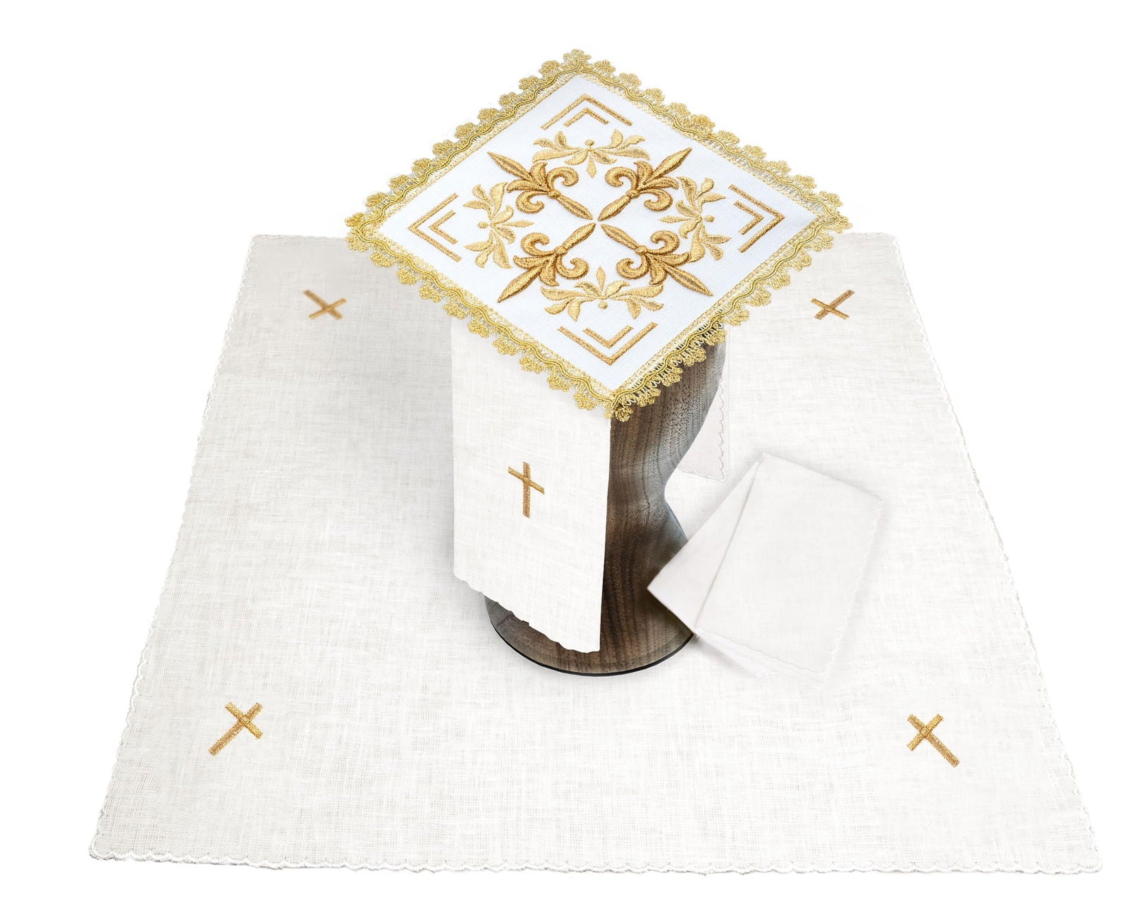 Linge d'autel avec le motif de la croix HA/5013 - CHASUBLES.FR