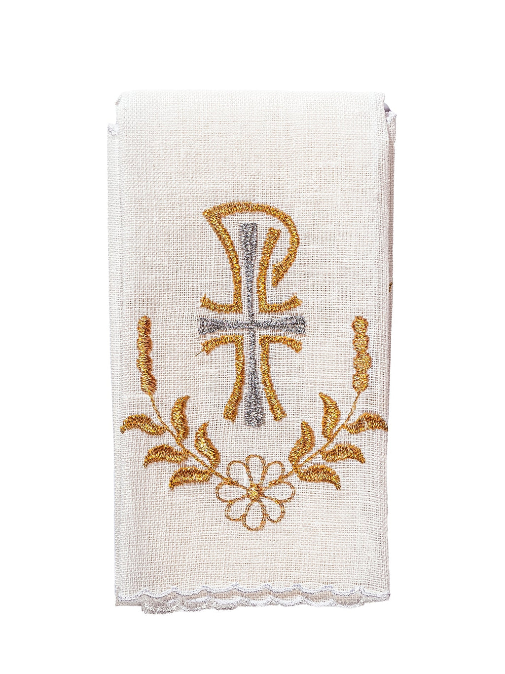 Linge d'autel avec un motif doré de PAX KKL/073 - CHASUBLES.FR