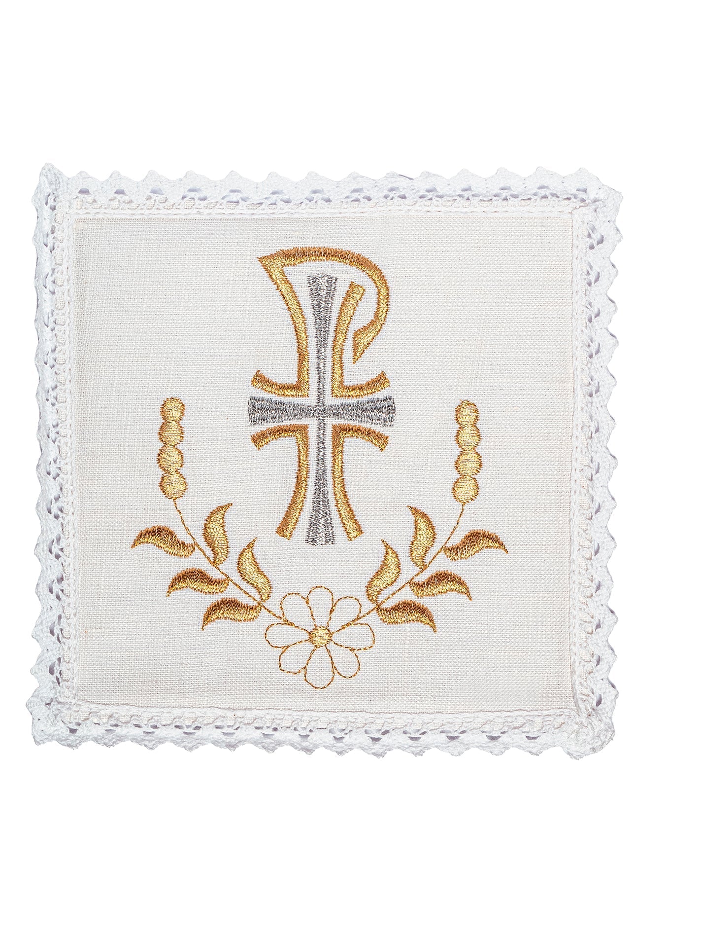 Linge d'autel avec un motif doré de PAX KKL/073 - CHASUBLES.FR