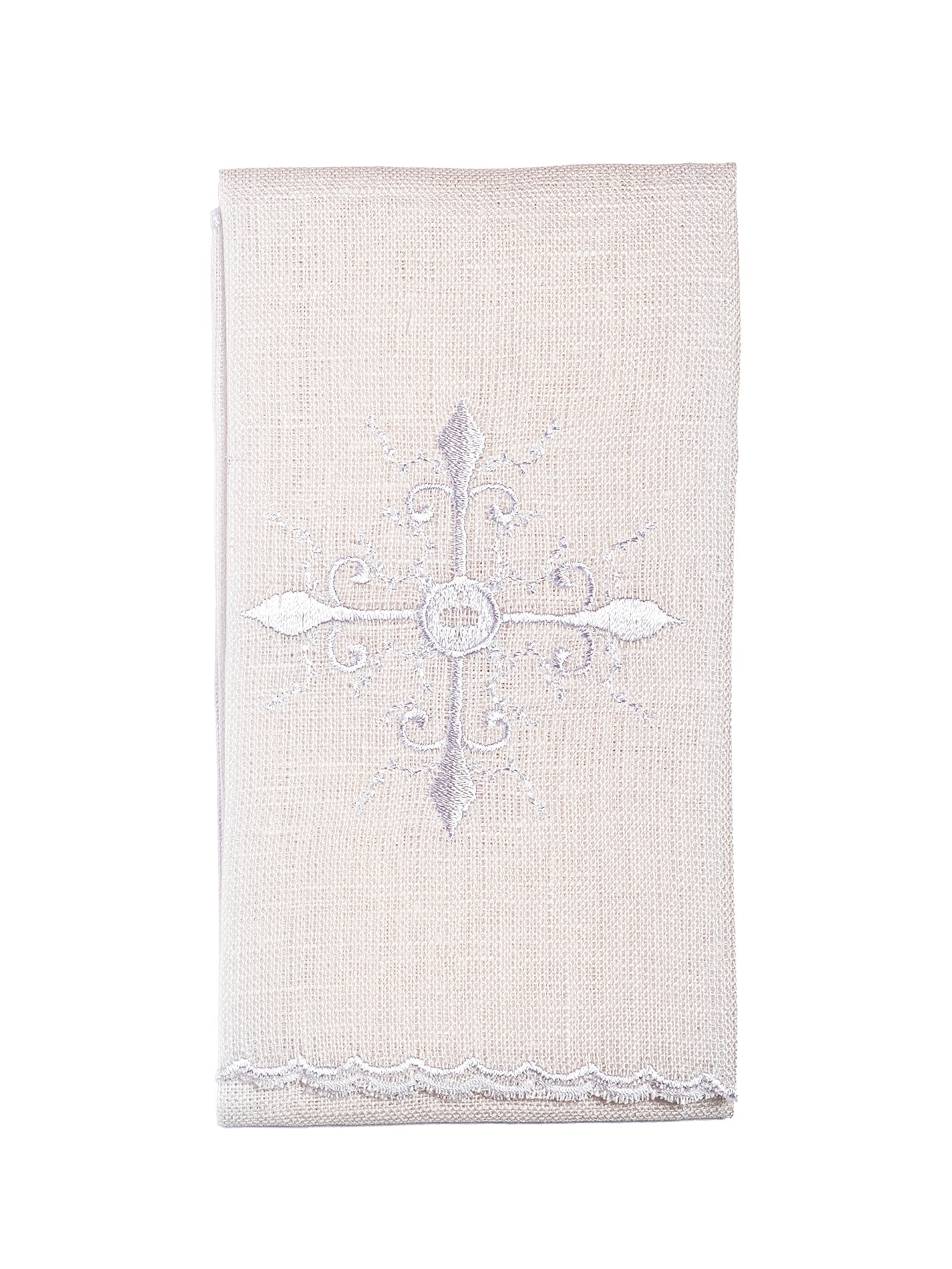 Linge d'autel avec une broderie délicate de croix KKL/057 - CHASUBLES.FR