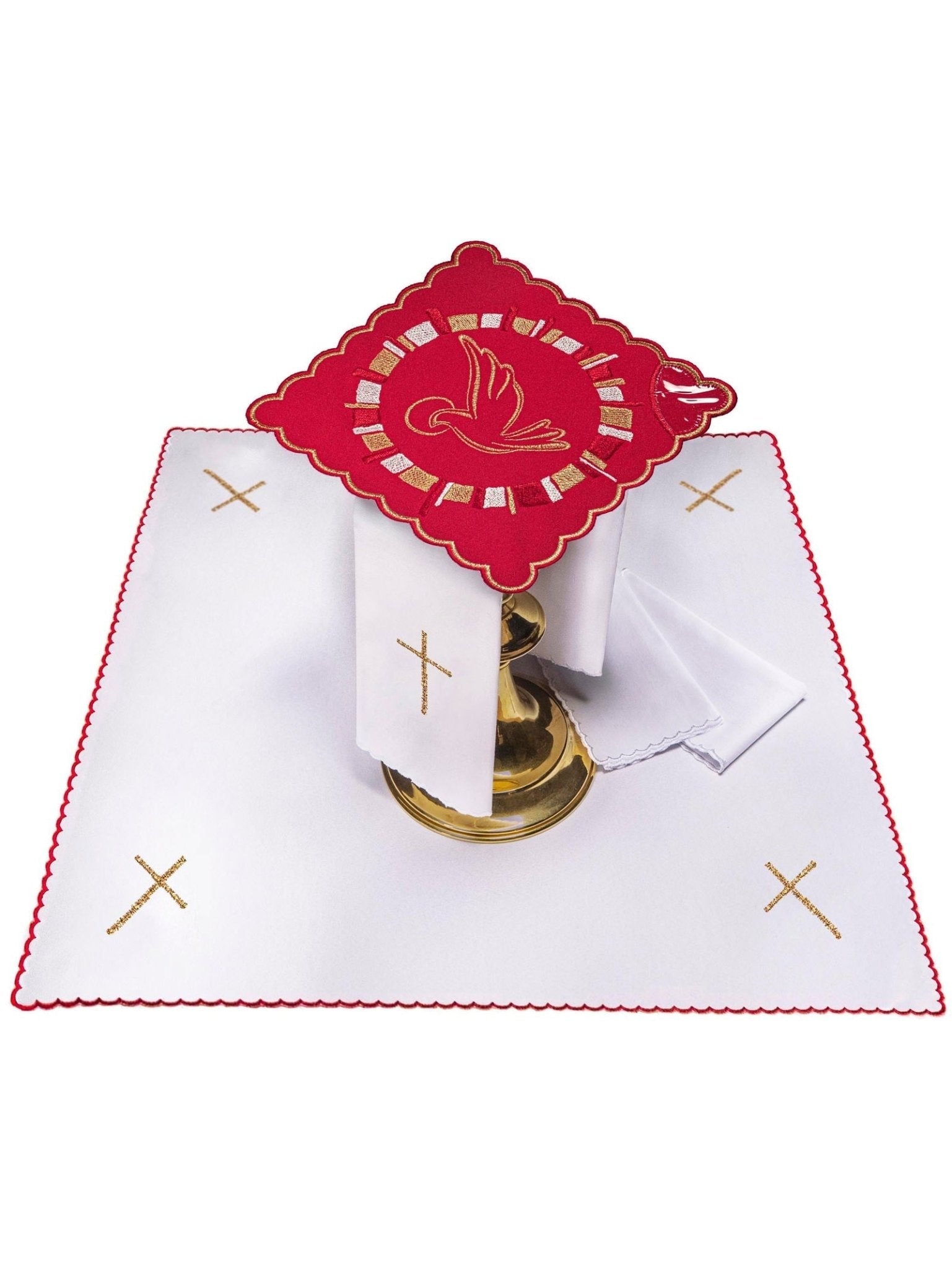 Linge d'autel avec une broderie du Saint - Esprit KK/141 - CHASUBLES.FR
