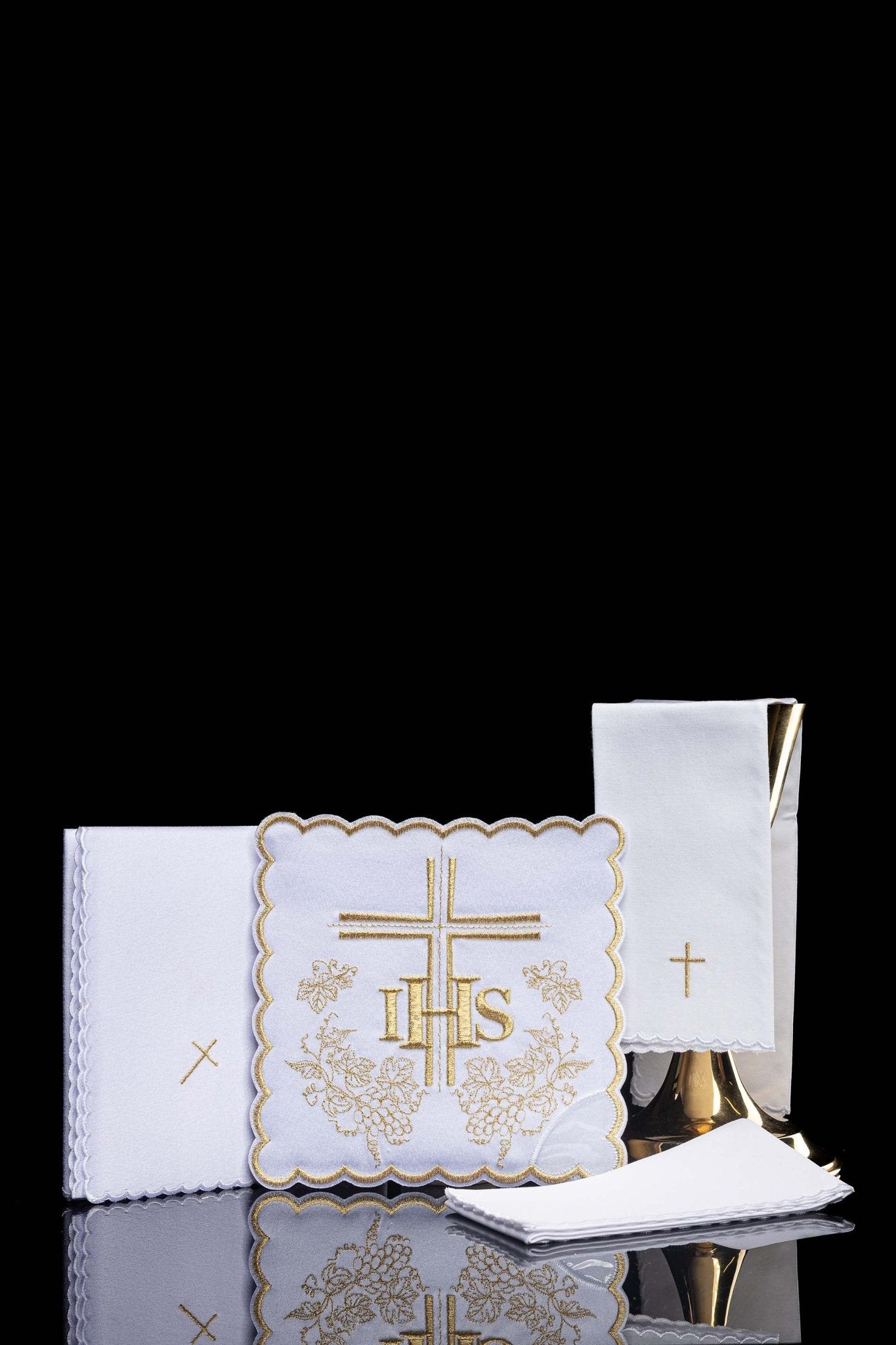 Linge d'autel blanc KK/156/04 - CHASUBLES.FR