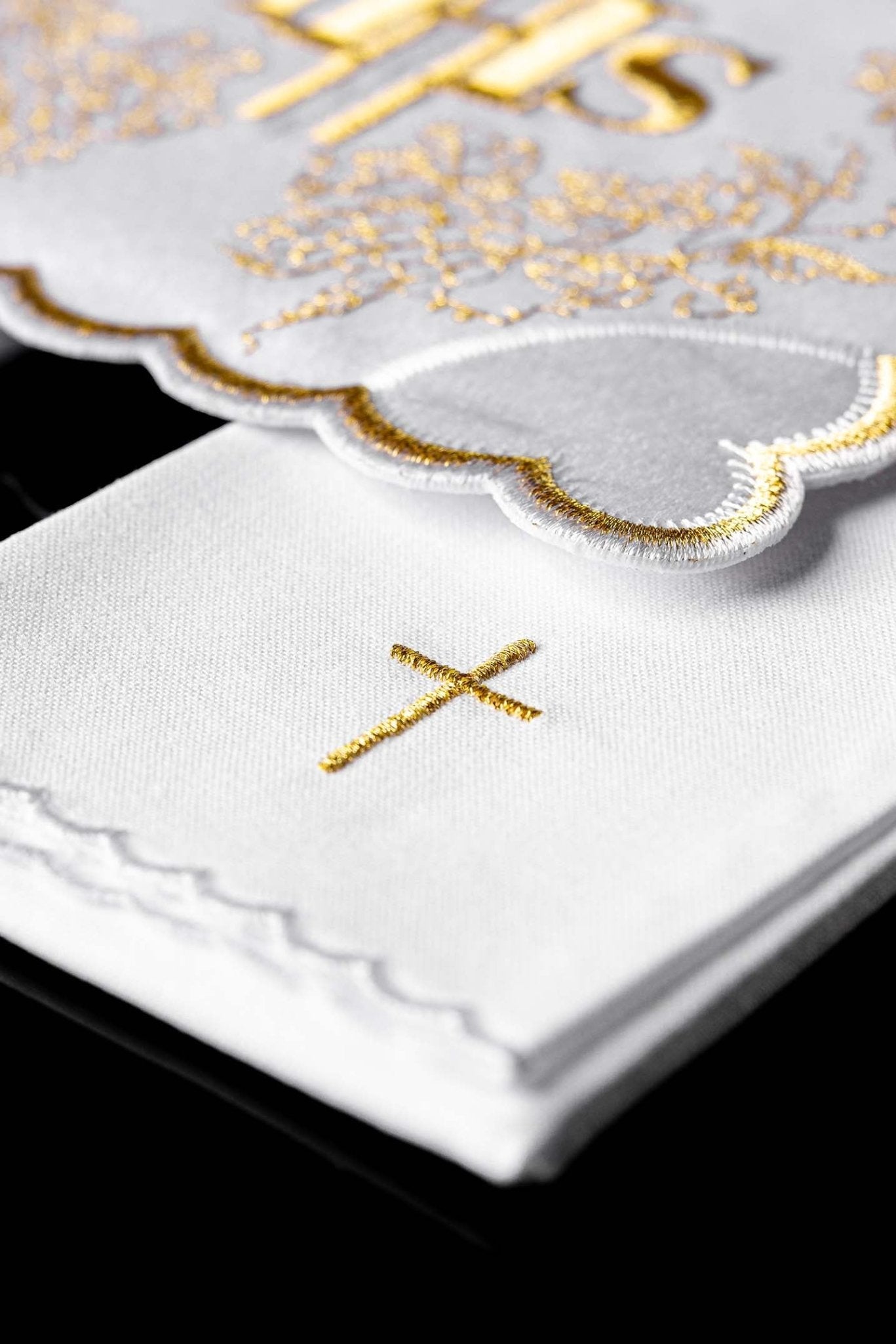 Linge d'autel blanc KK/156/04 - CHASUBLES.FR