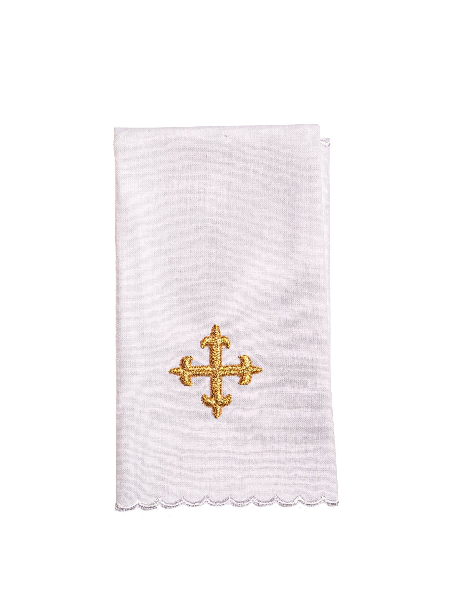 Linge d'autel brodé avec le motif IHS KK/168 - CHASUBLES.FR