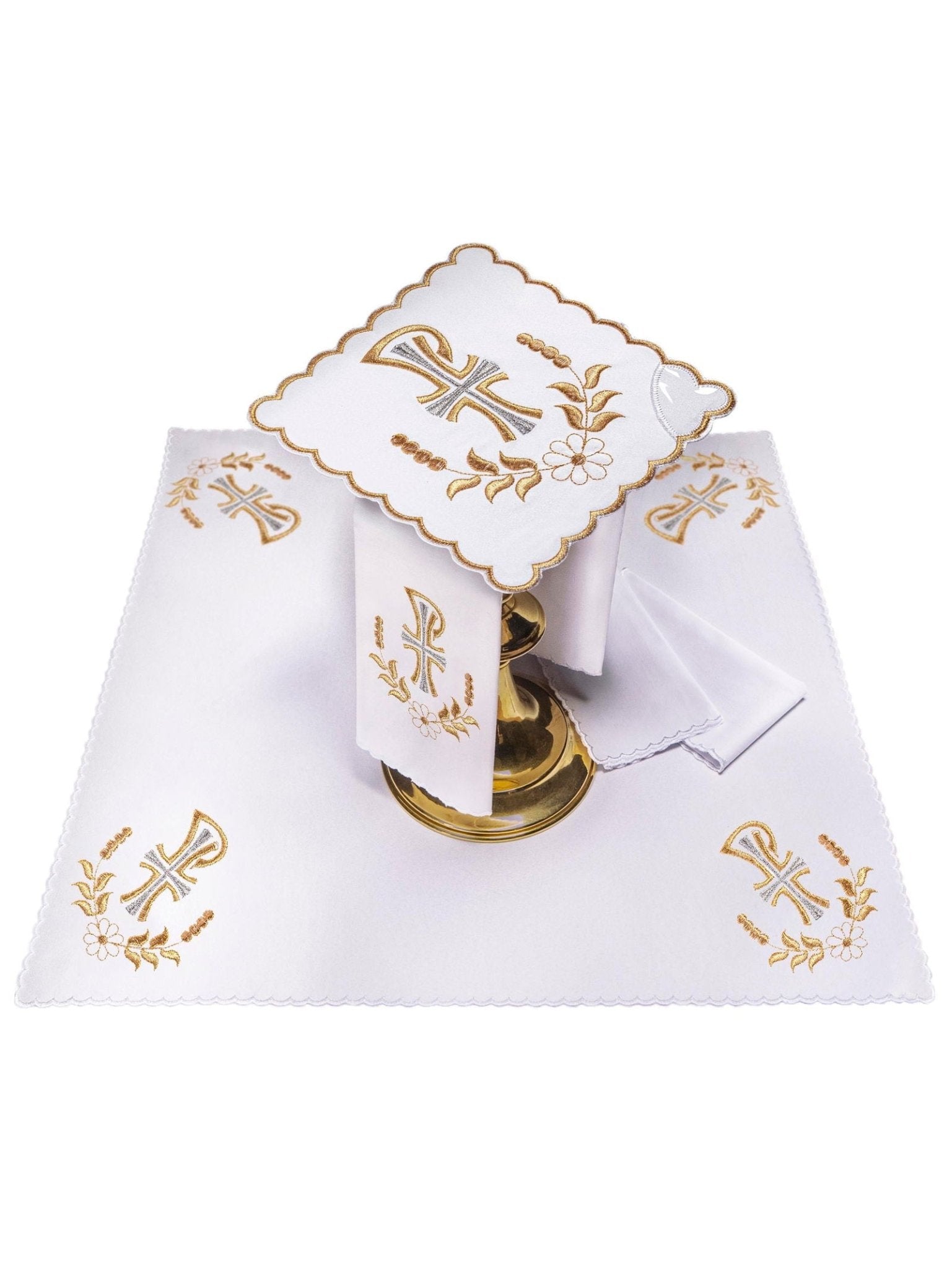 Linge d'autel brodé avec le motif PAX KK/073 - CHASUBLES.FR