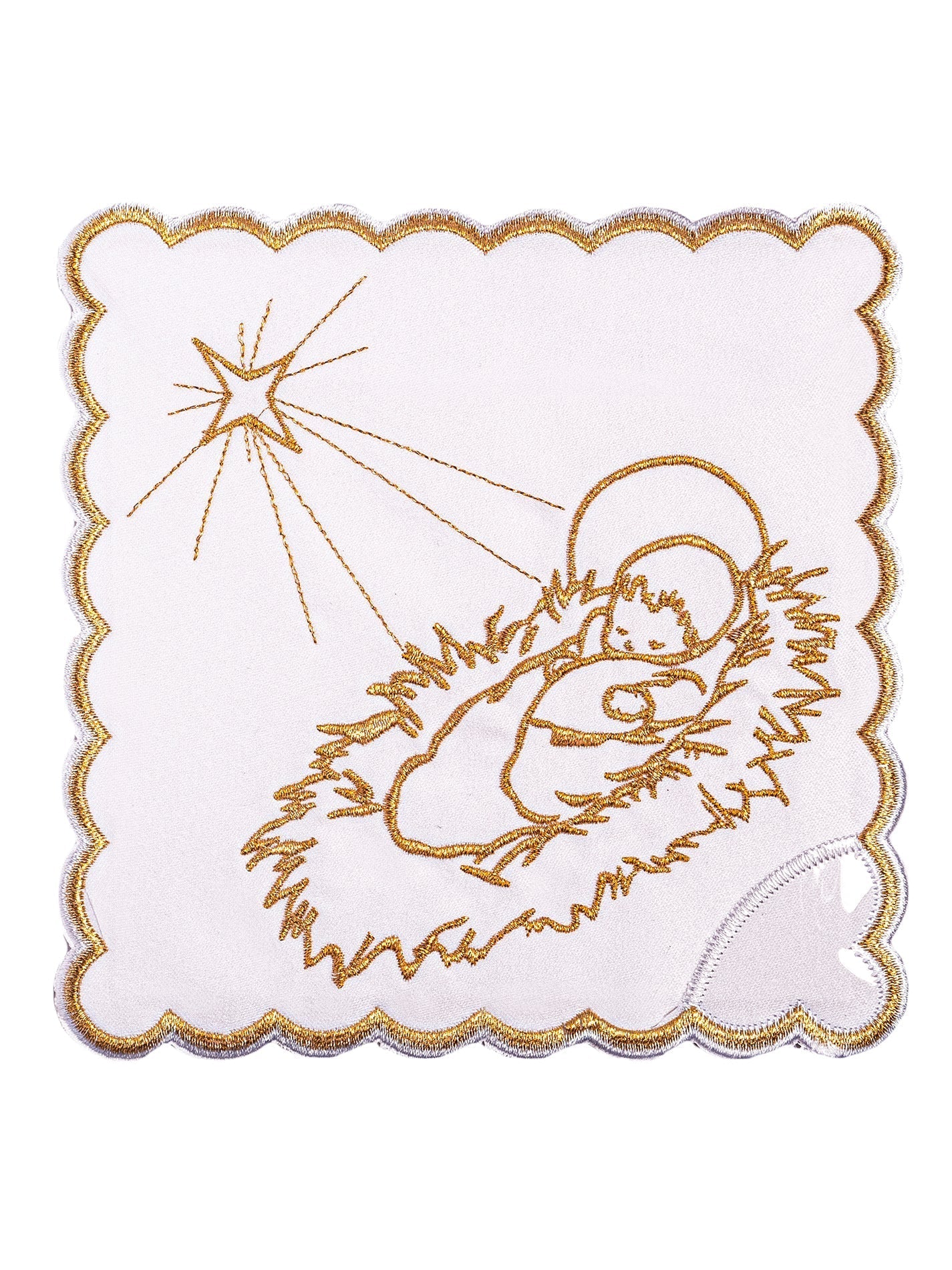 Linge d'autel brodé pour Noël KK/124 - CHASUBLES.FR