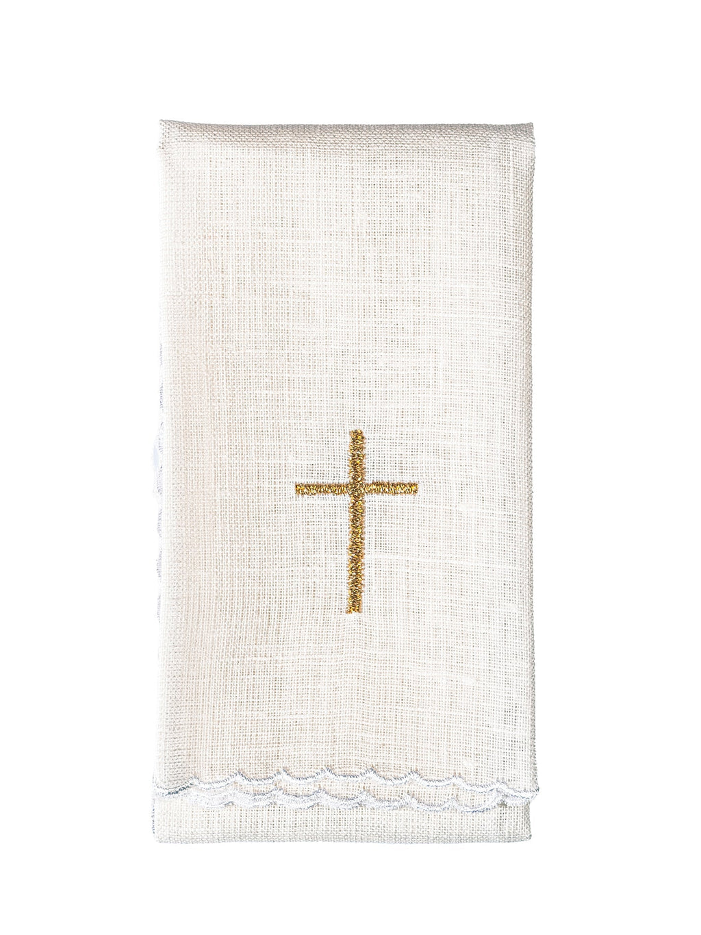 Linge d'autel en lin avec broderie en peau d'agneau KKL/100 - CHASUBLES.FR