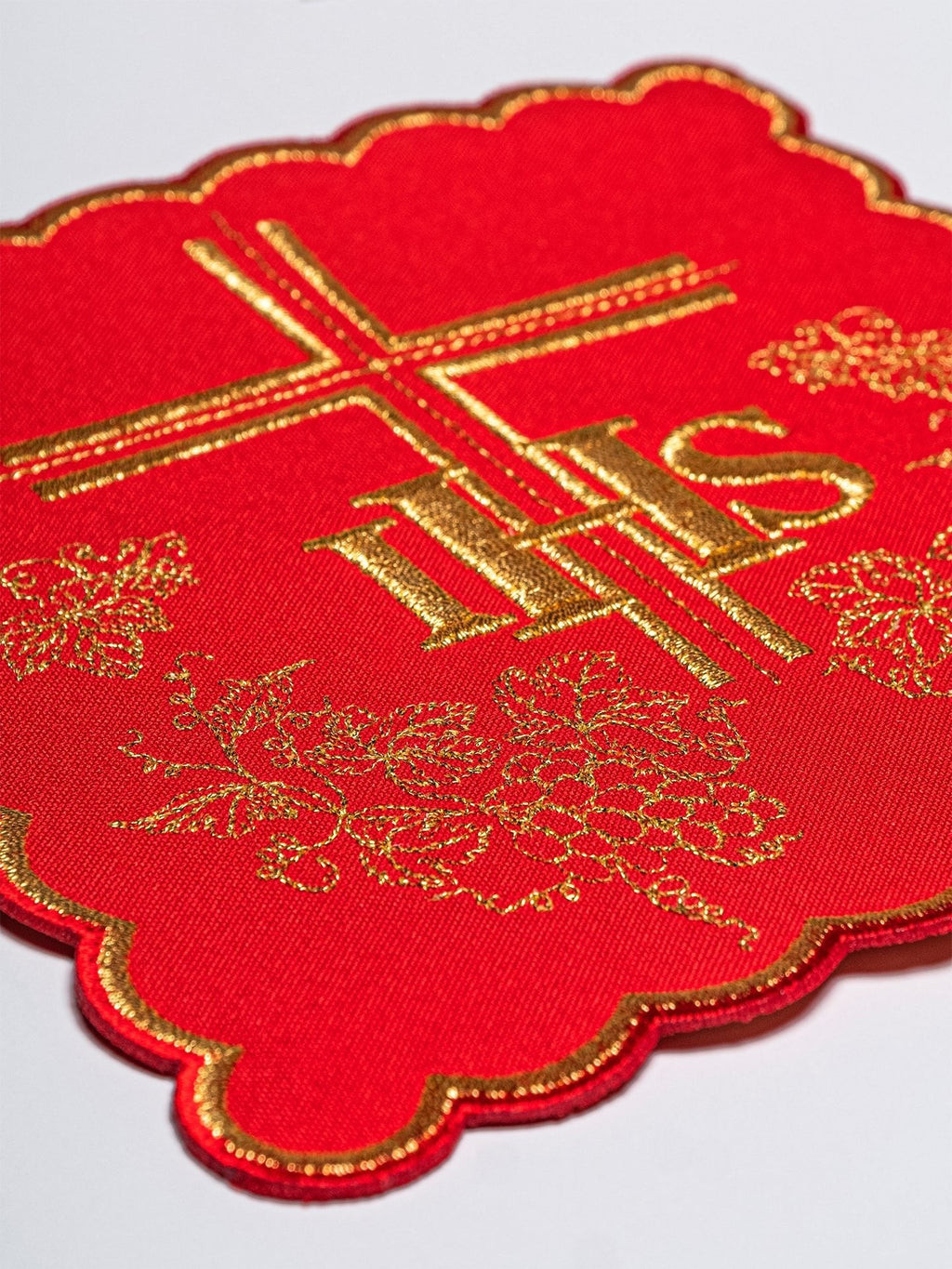 Linge d'autel rouge KK/156/02 - CHASUBLES.FR
