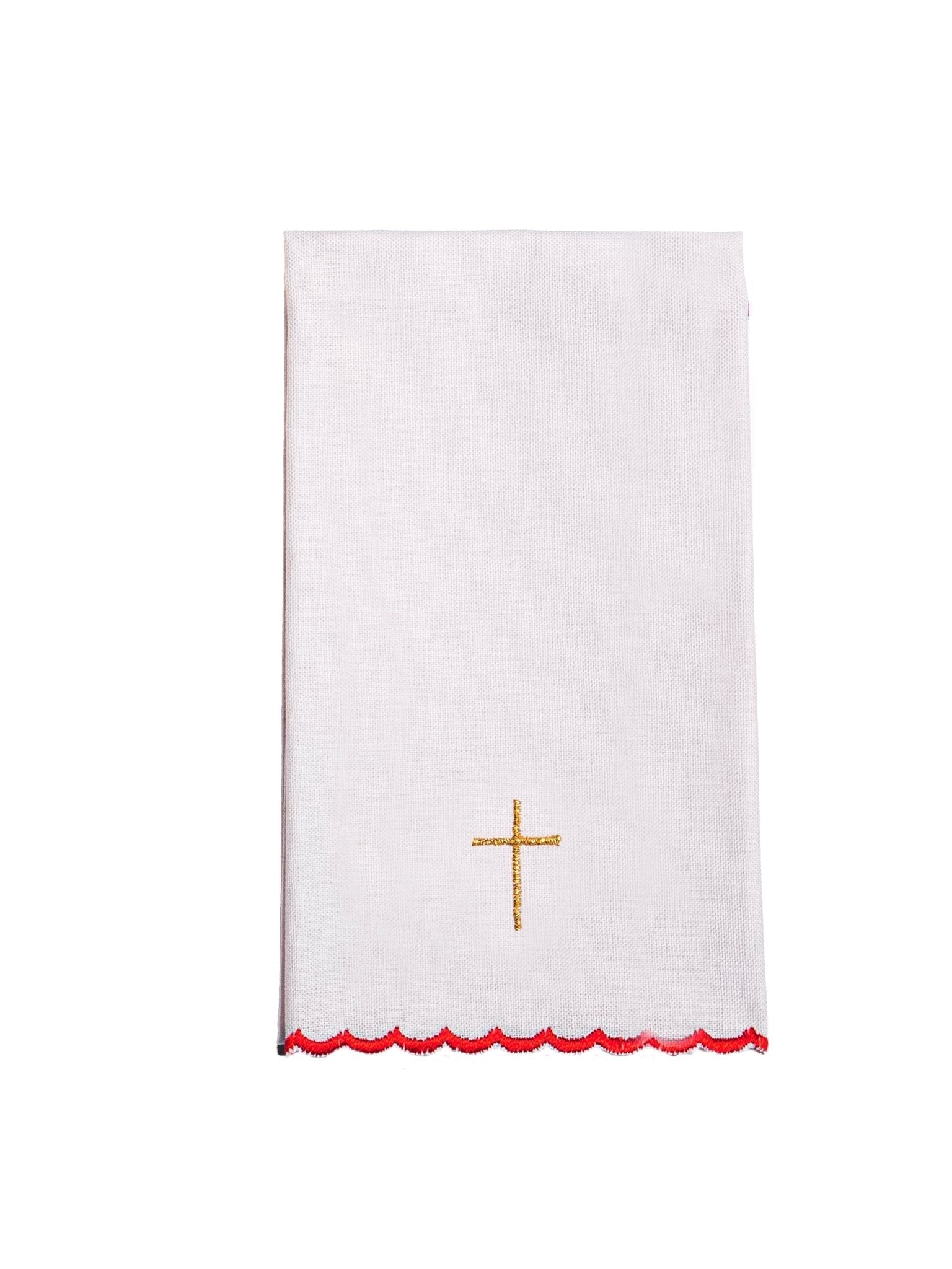 Linge d'autel rouge KK/156/02 - CHASUBLES.FR