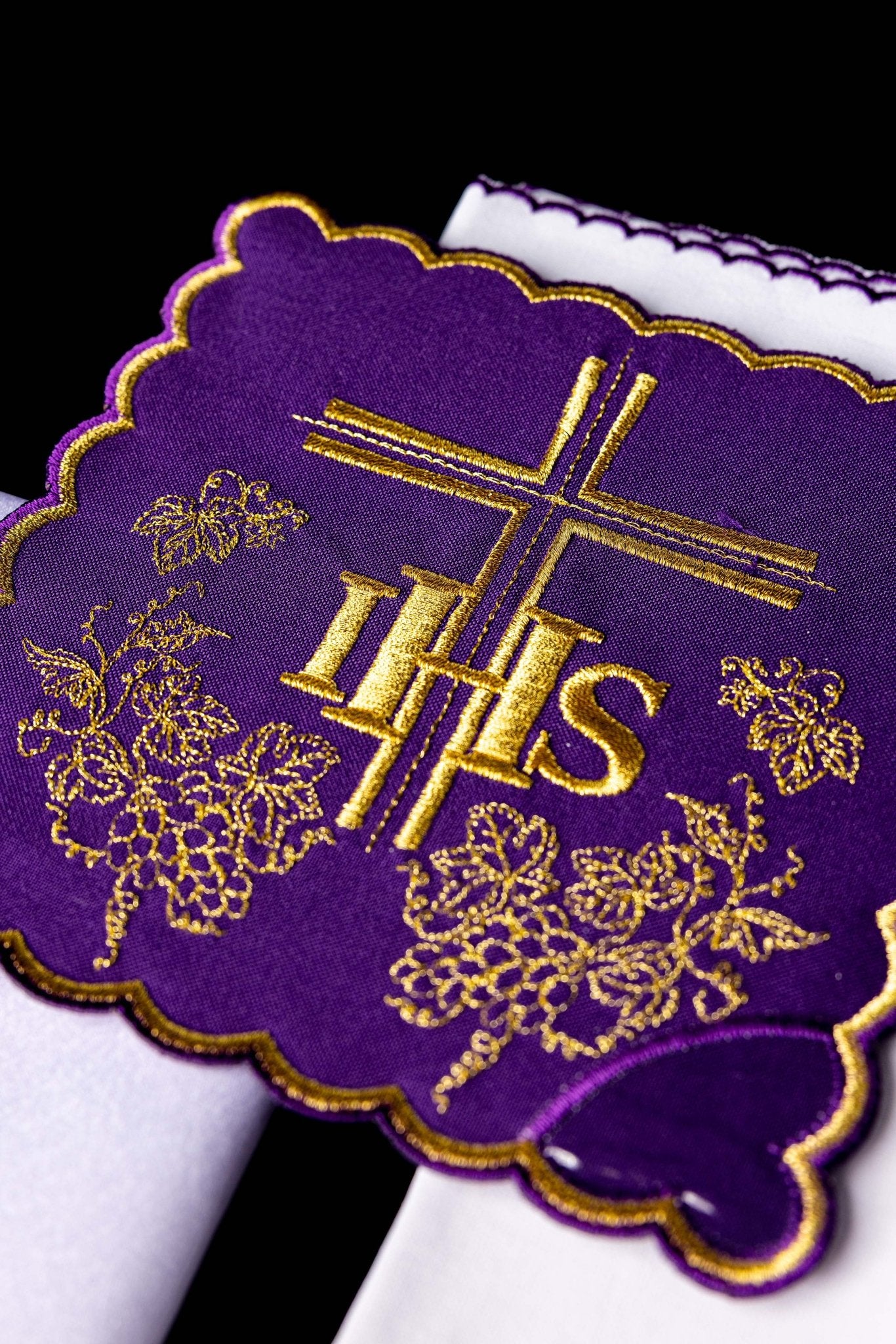 Linge d'autel violet KK/156/03 - CHASUBLES.FR