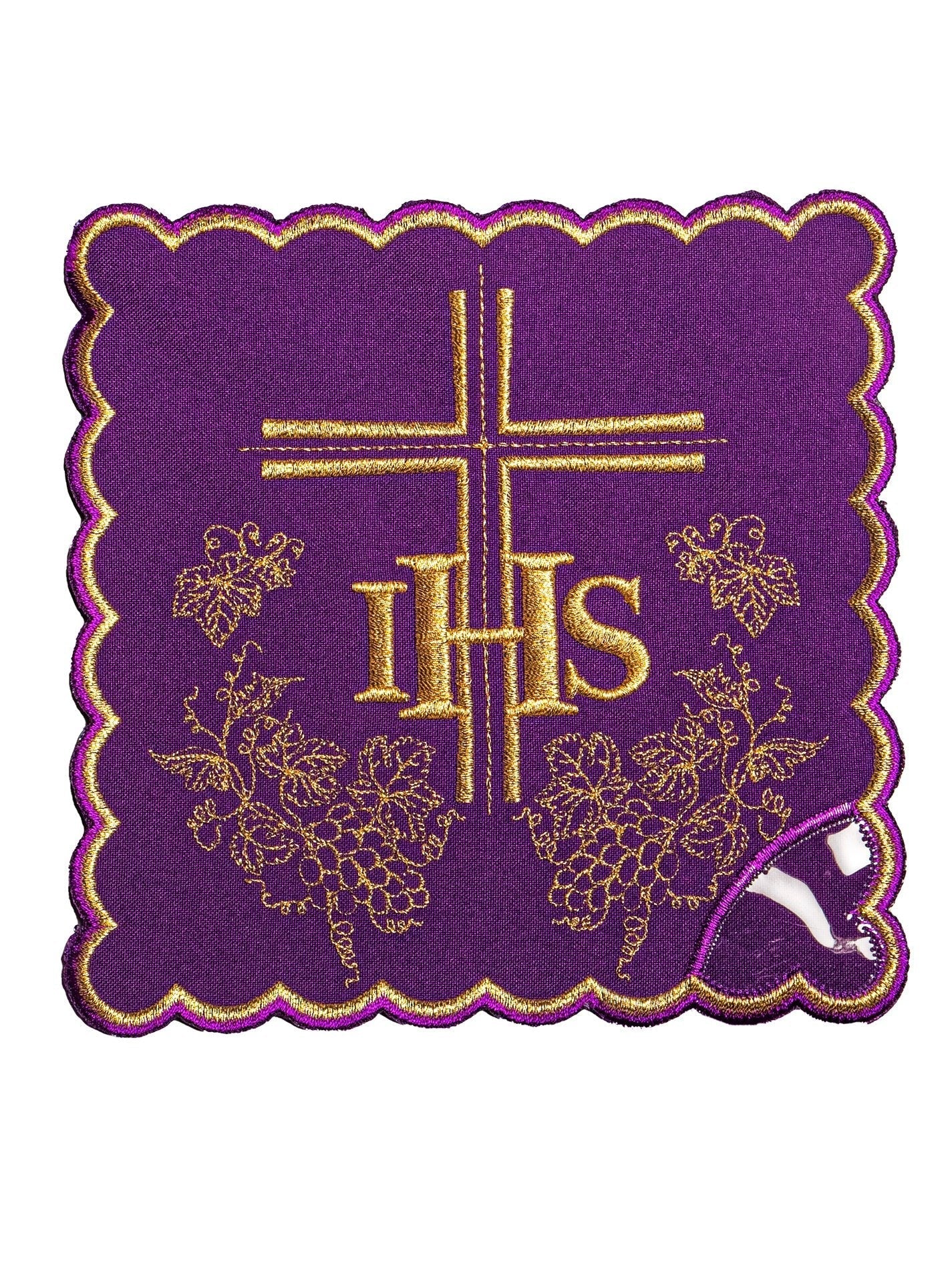 Linge d'autel violet KK/156/03 - CHASUBLES.FR