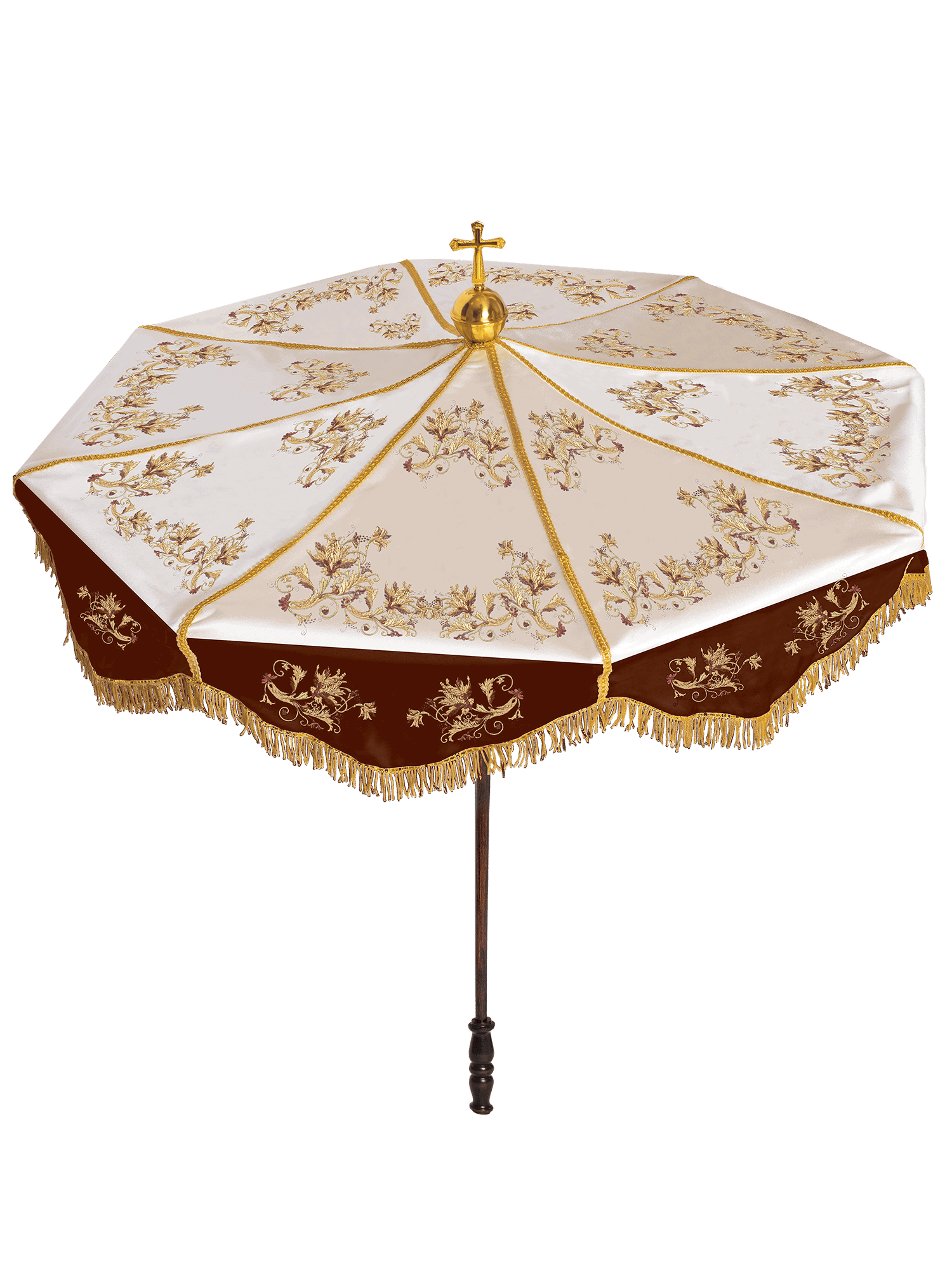 Ombrelle liturgique en velours KPP/006/05/20/PA - CHASUBLES.FR