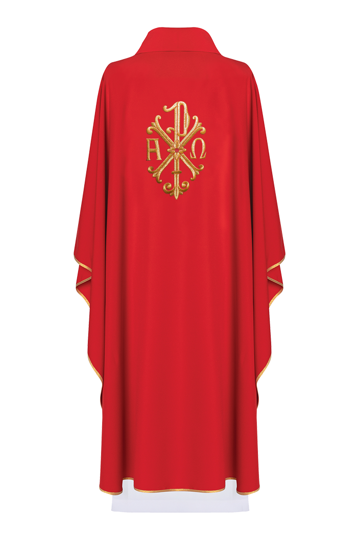 Chasuble brodée de la croix Rouge