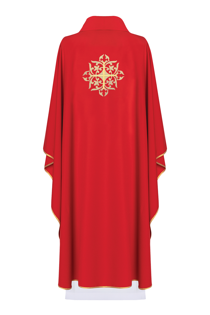 Chasuble brodée Croix-Rouge