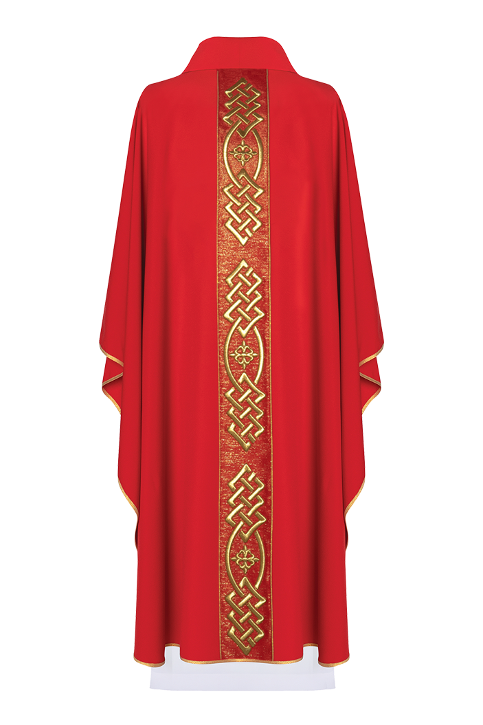 Chasuble brodée Croix-Rouge