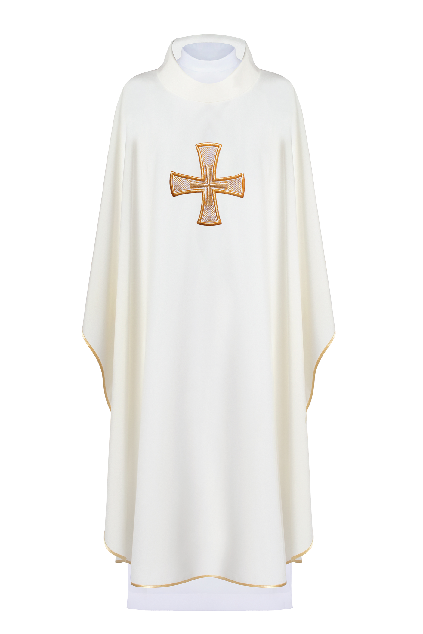 Chasuble brodée écrue IHS