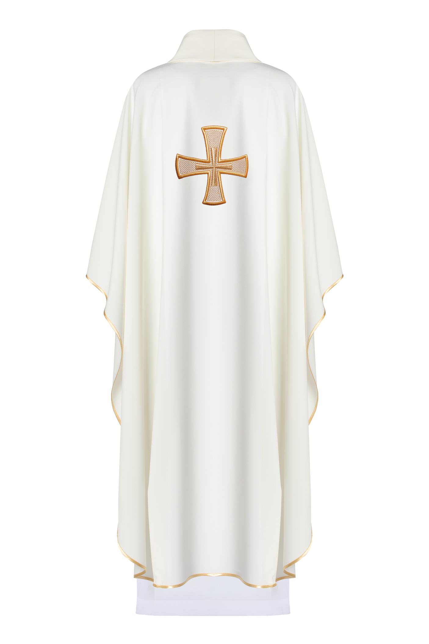 Chasuble brodée écrue IHS