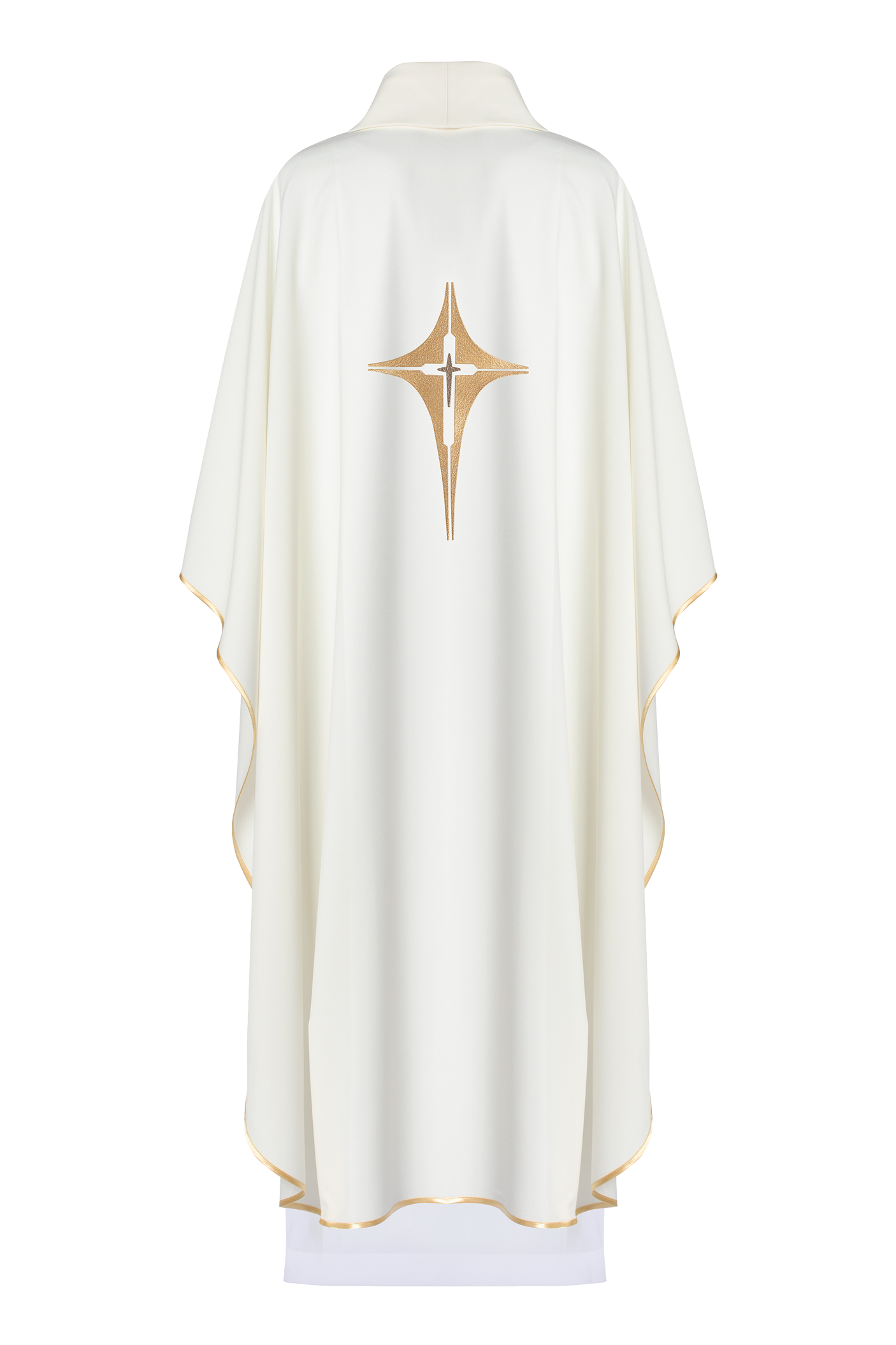 Chasuble brodée avec motif de croix