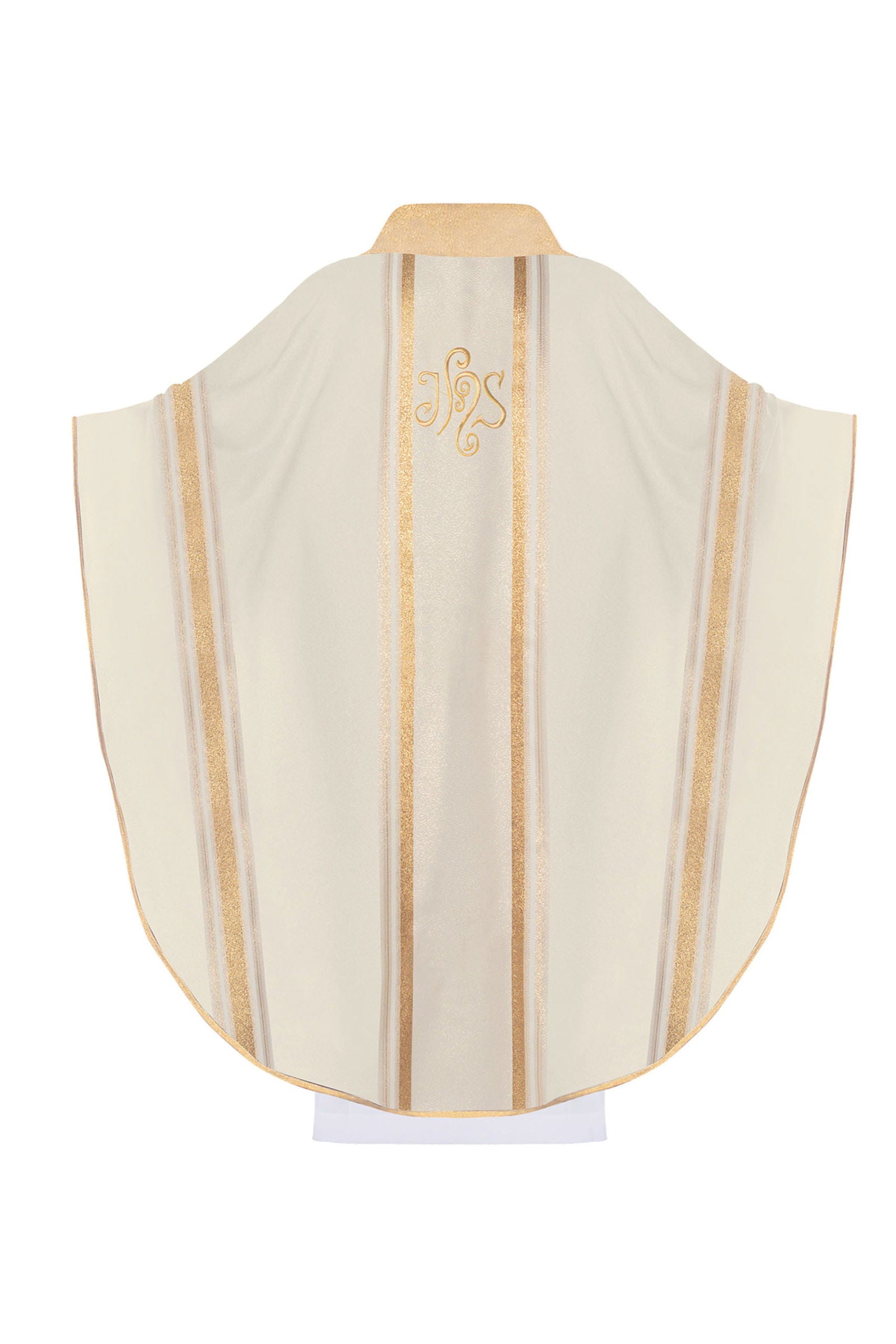 Chasuble avec riche dorure et motif IHS