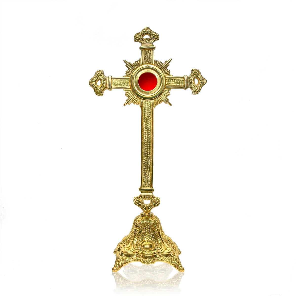 Reliquaire - croix - laiton MN - 1022 - CHASUBLES.FR