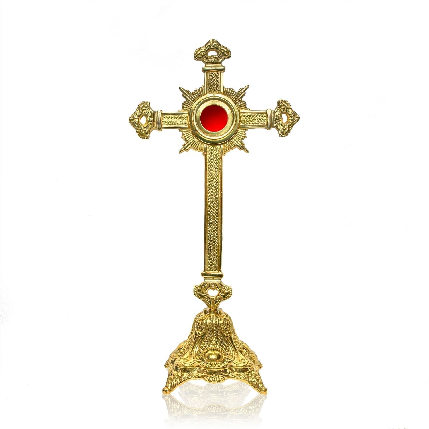 Reliquaire - croix - laiton MN - 1022 - CHASUBLES.FR
