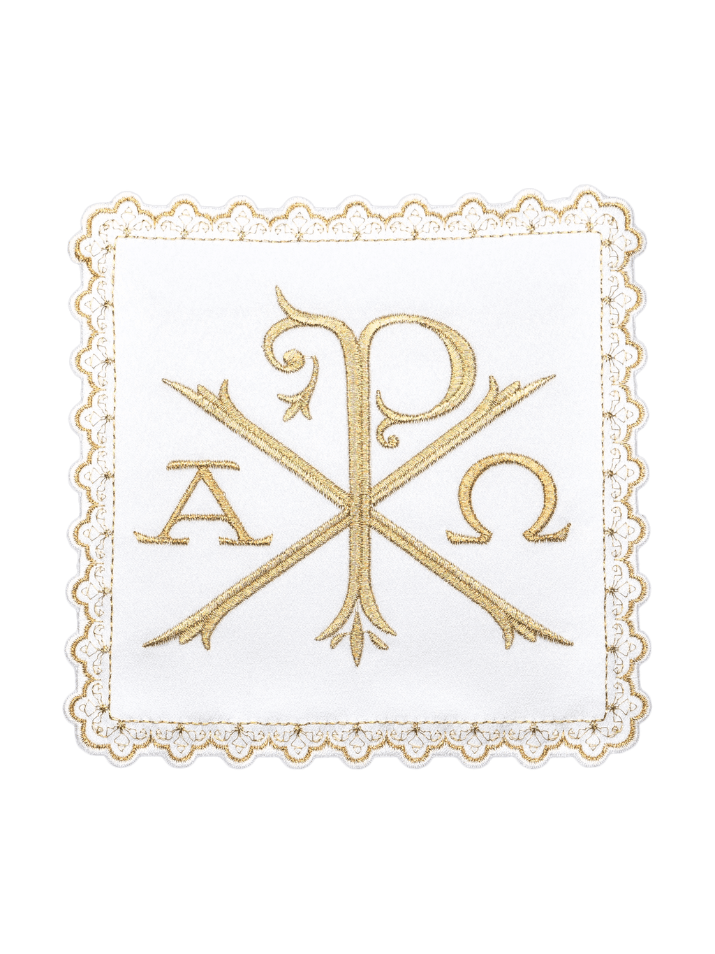 Set de tasses avec motif PAX et lettres Alpha et Omega S - 5552 - CHASUBLES.FR